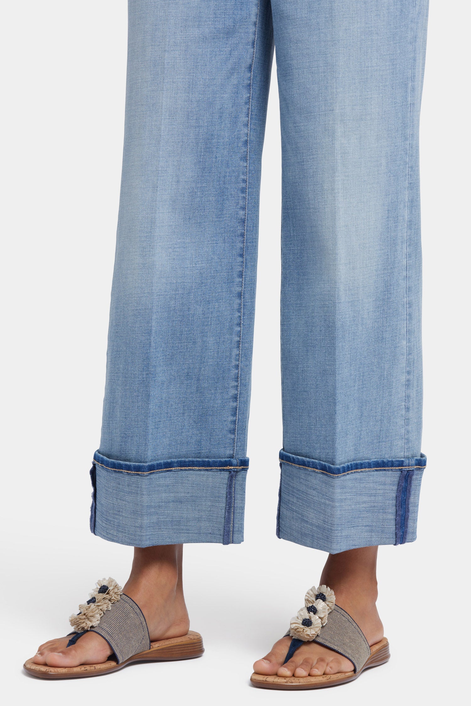 NYDJ Teresa Wide Leg Jeans  With High Rise, 28
