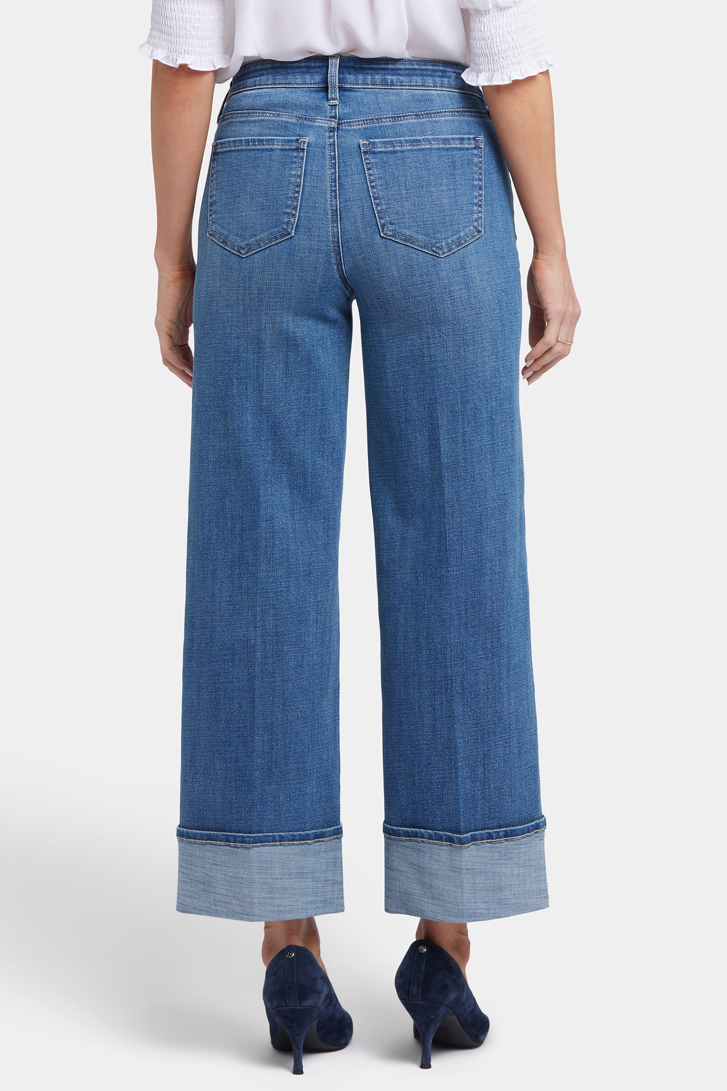 NYDJ Teresa Wide Leg Jeans  With High Rise, 28