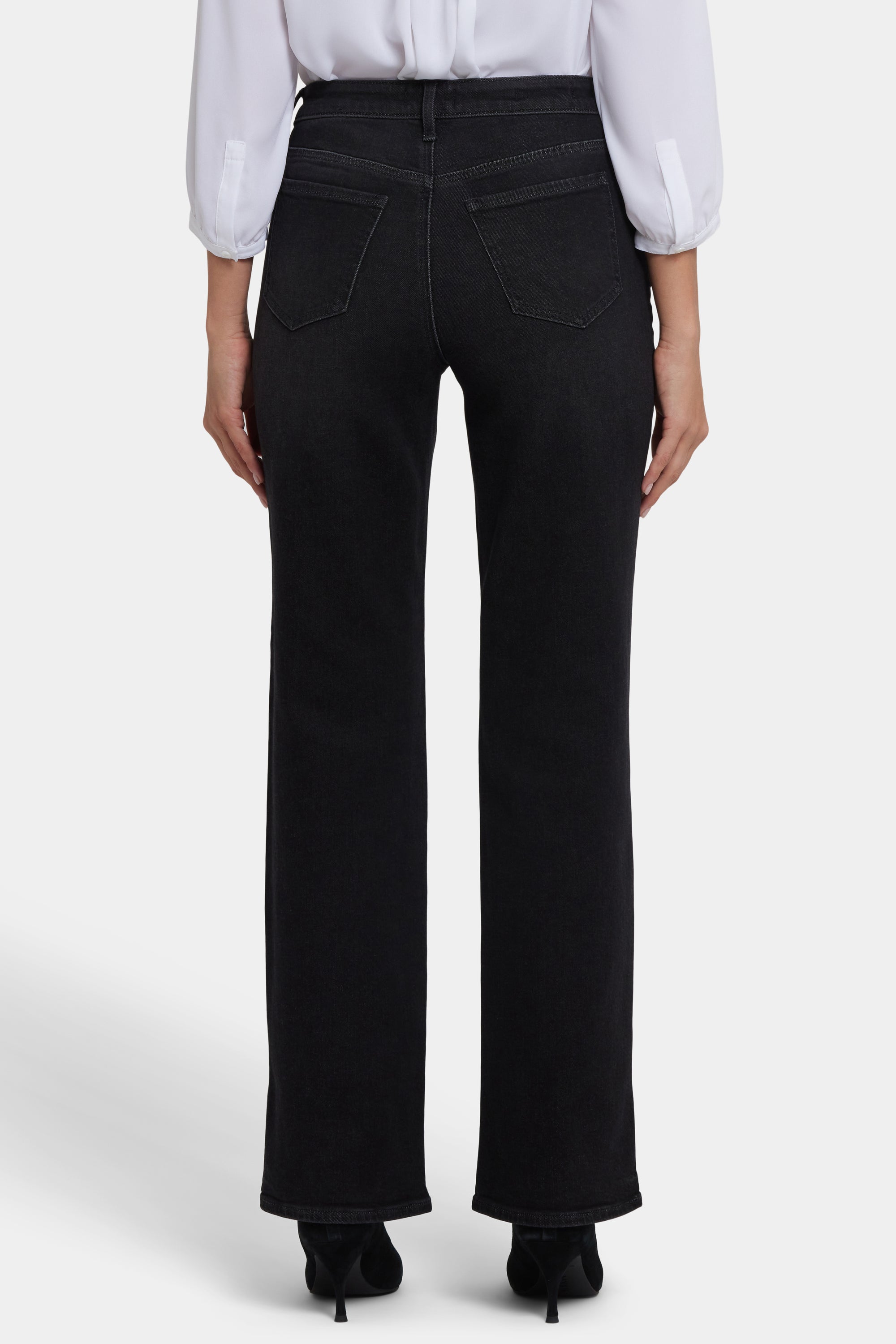 NYDJ Bailey Relaxed Straight Jeans With High Rise And 4
