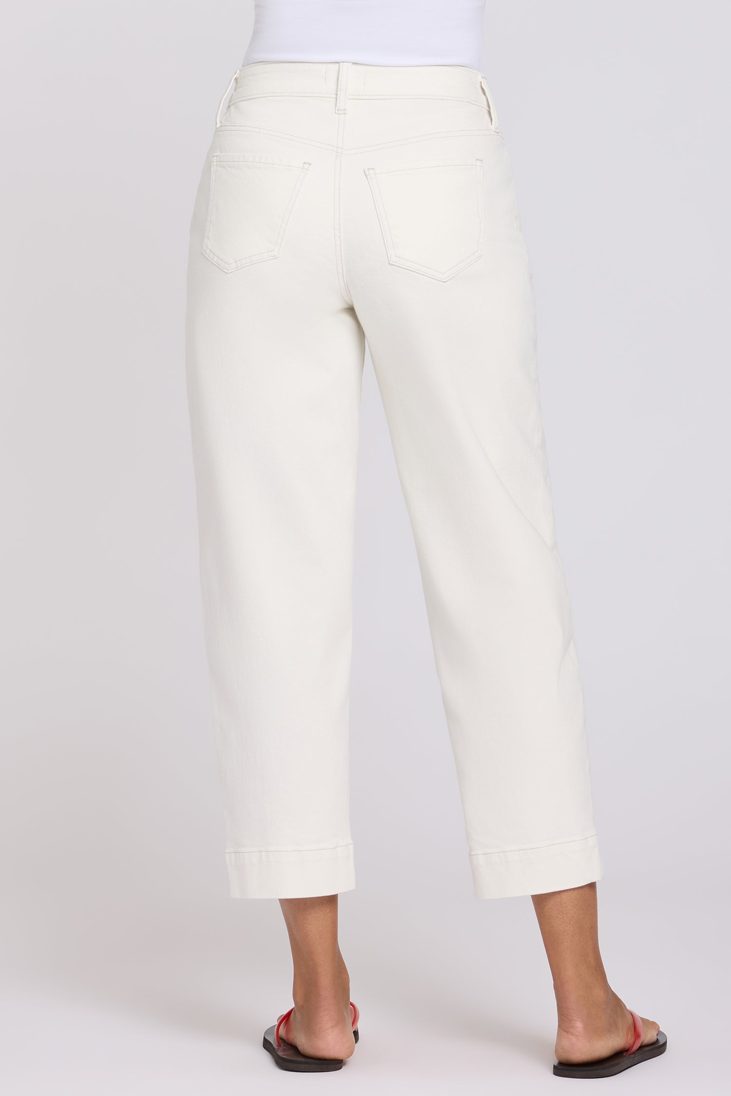 NYDJ Carrot Ankle Jeans With High Rise - Vintage White