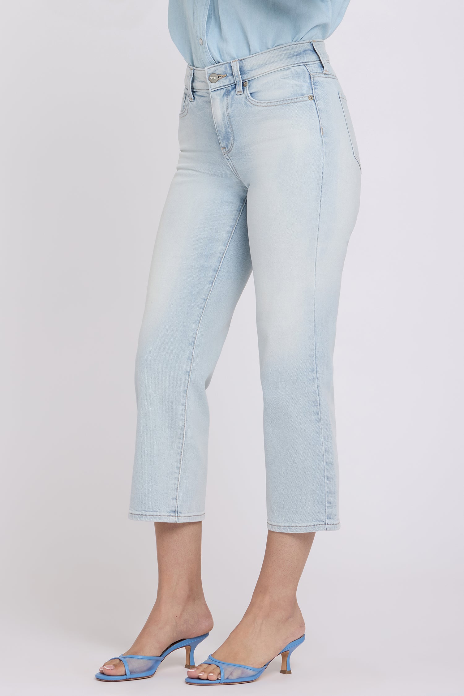 NYDJ Piper Relaxed Crop Jeans  - Desert Shoreline