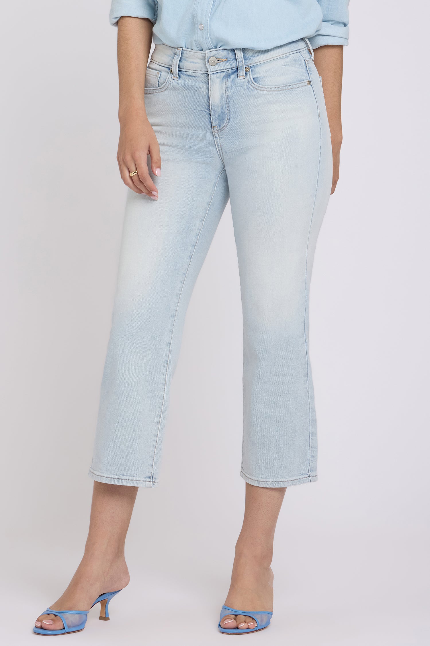 NYDJ Piper Relaxed Crop Jeans  - Desert Shoreline