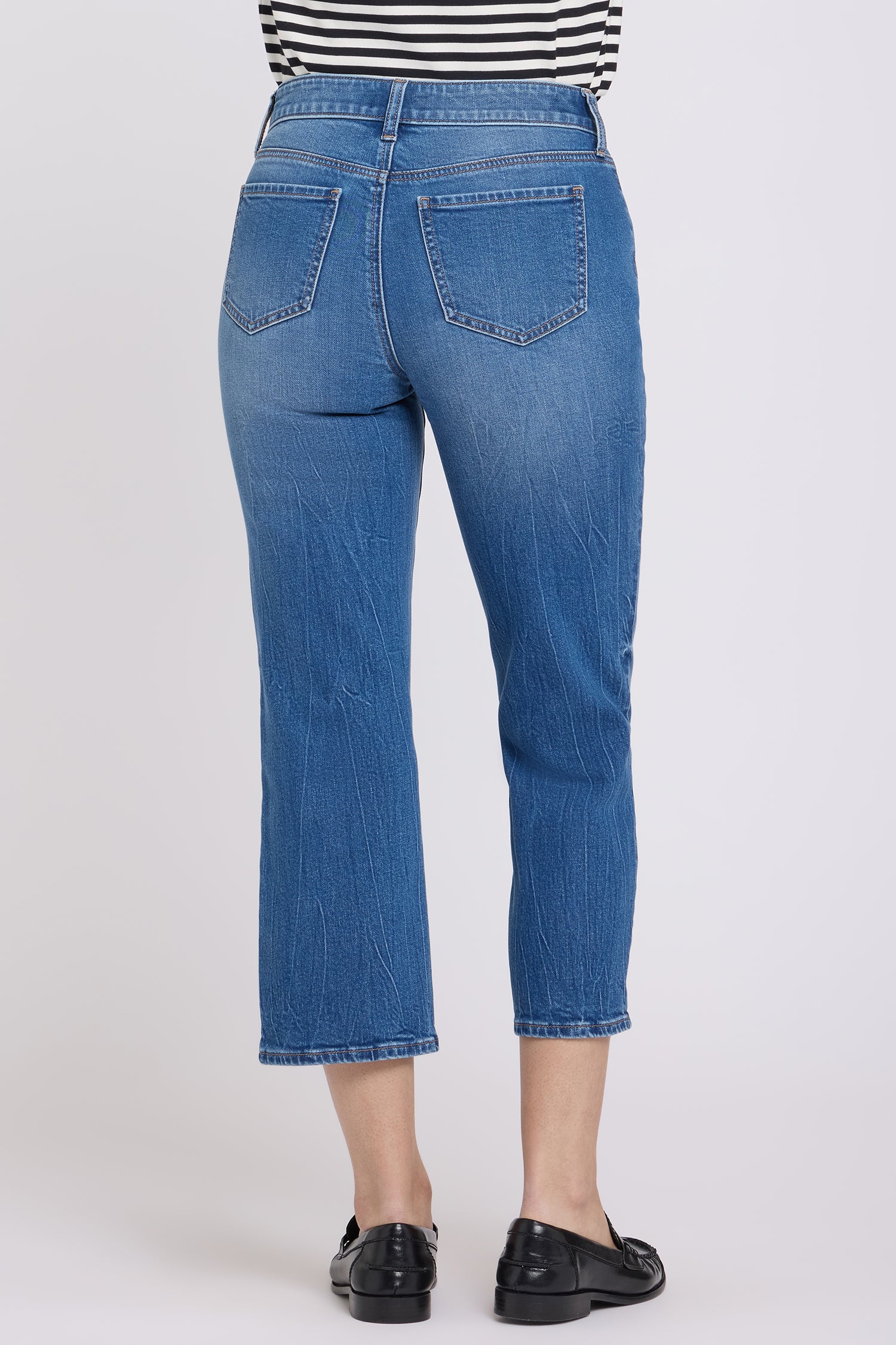 NYDJ Piper Relaxed Crop Jeans  - Wild River