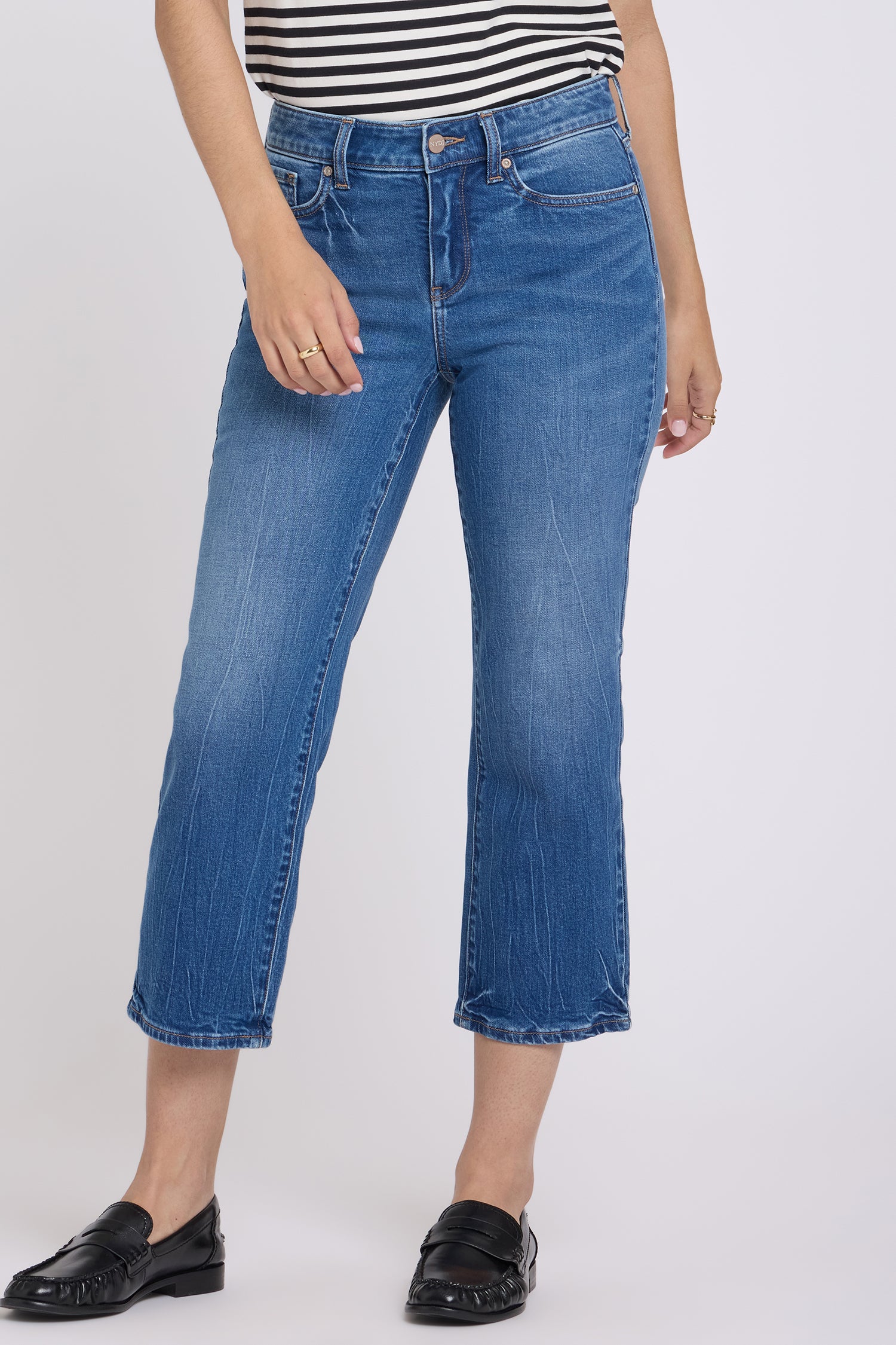 NYDJ Piper Relaxed Crop Jeans  - Wild River