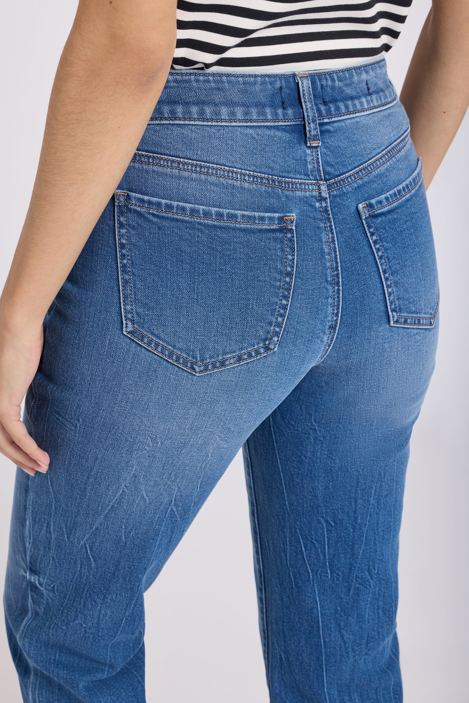 NYDJ Piper Relaxed Crop Jeans  - Wild River
