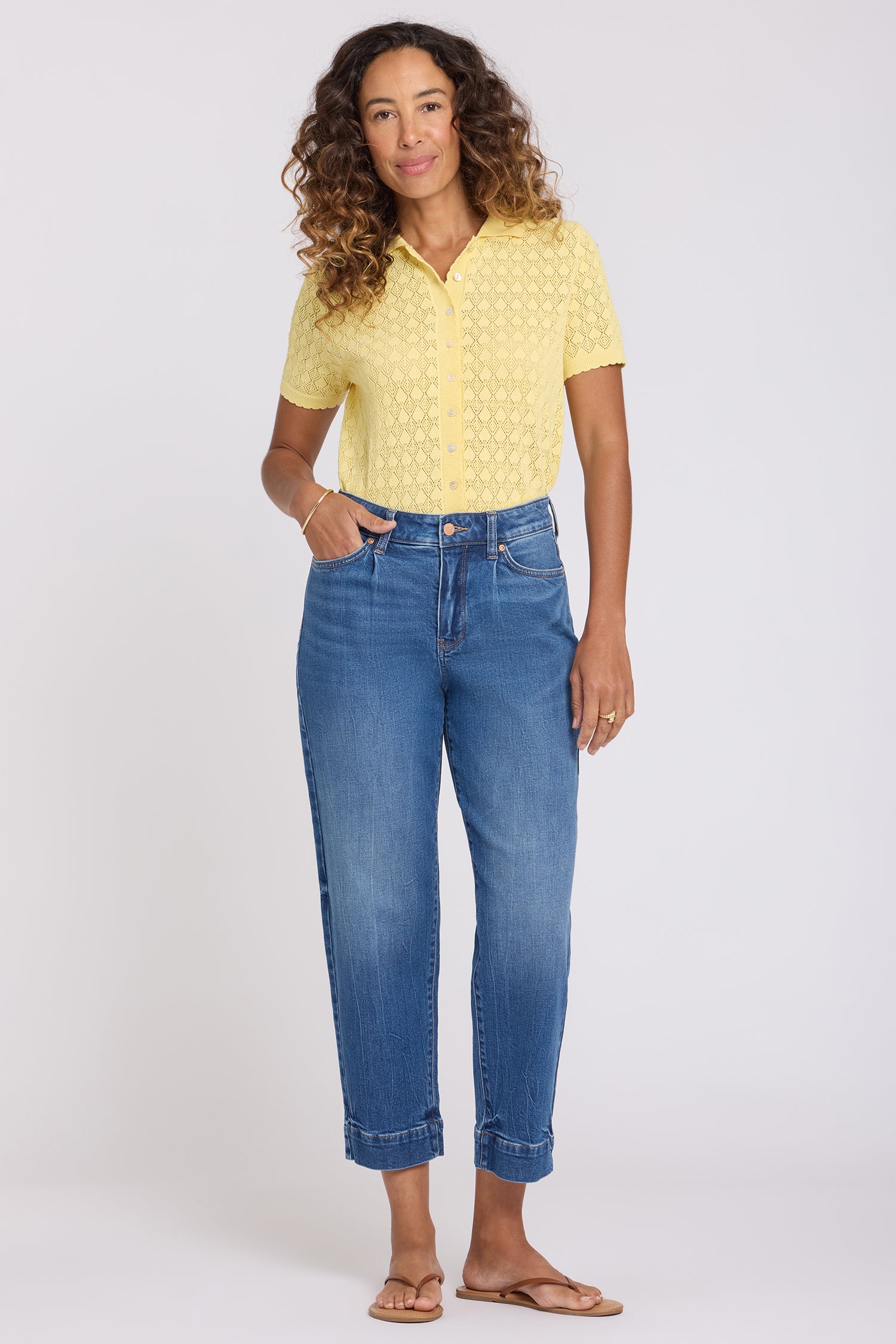 NYDJ Carrot Ankle Jeans With High Rise - Wild River