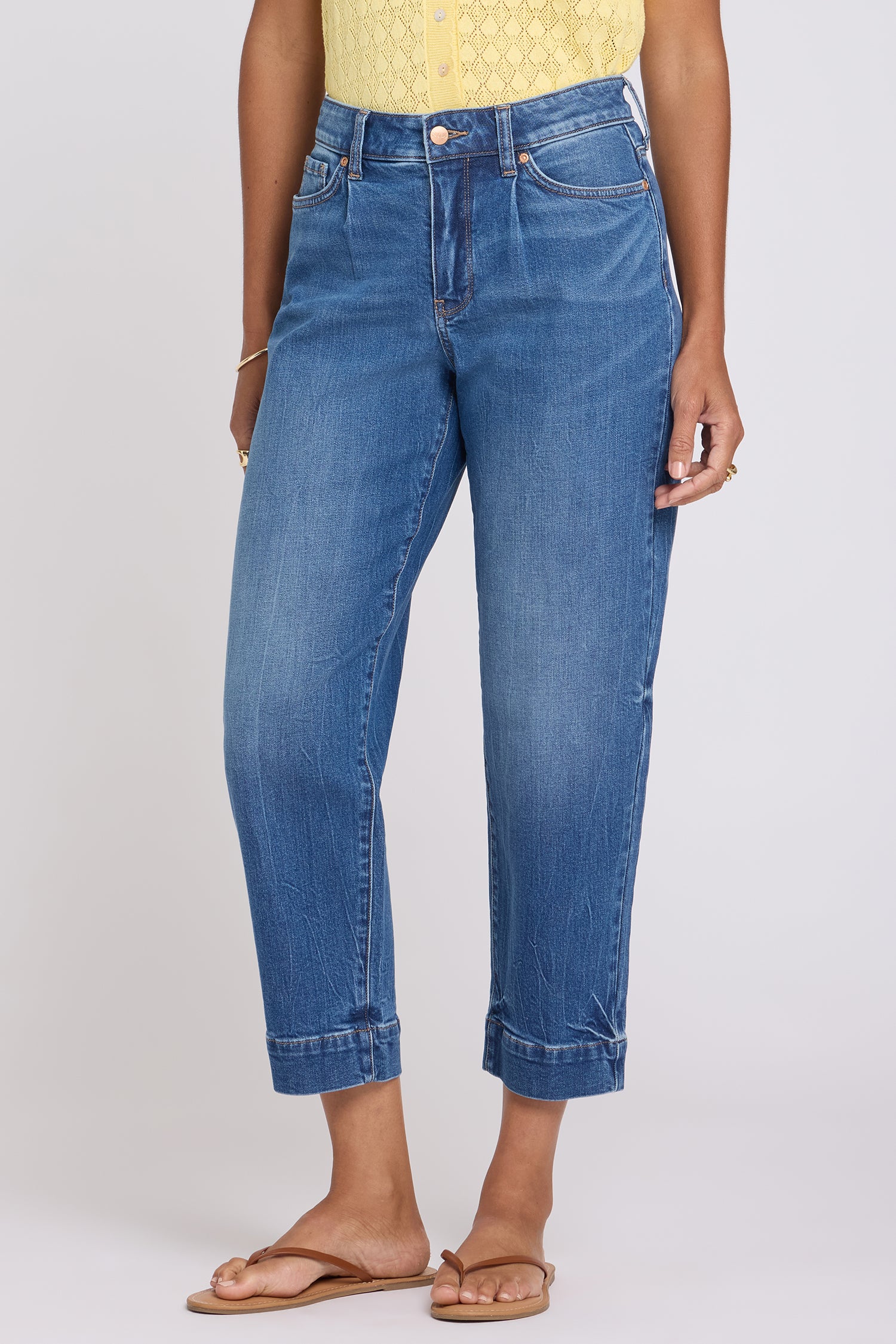 NYDJ Carrot Ankle Jeans With High Rise - Wild River