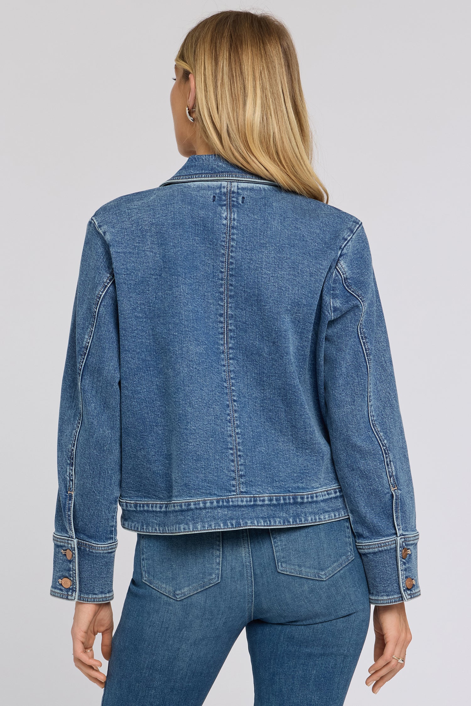 NYDJ Denim Jacket With Oversize Pockets - Salton