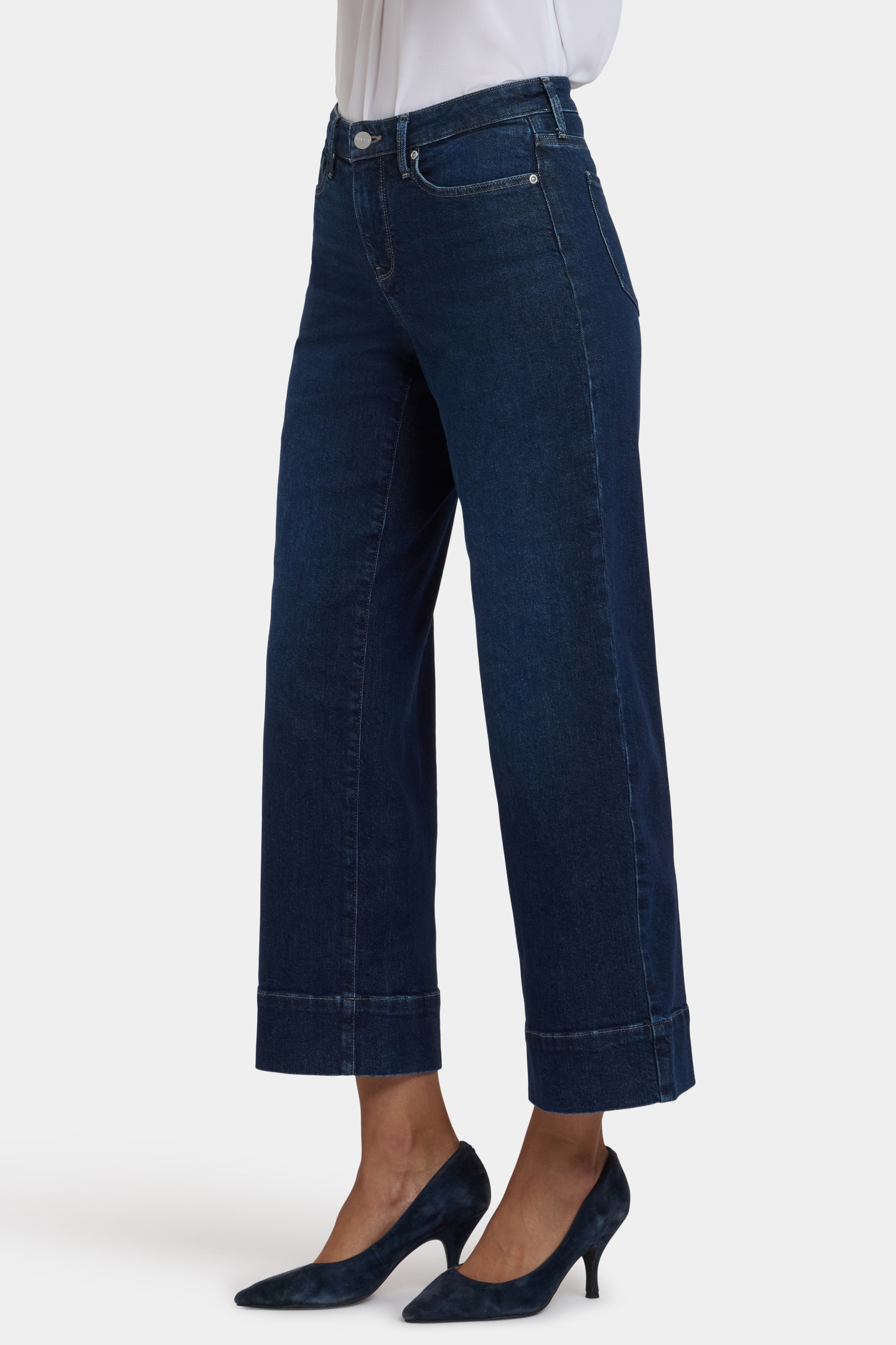 NYDJ Teresa Wide Leg Ankle Jeans With 3
