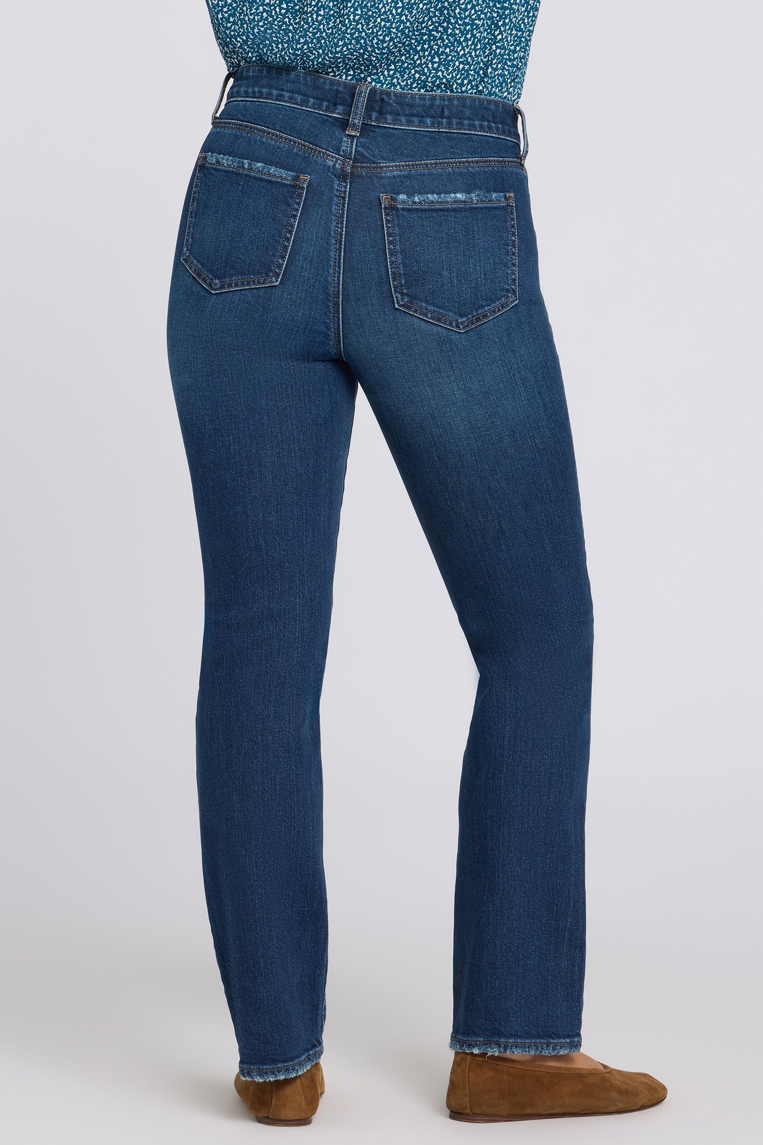 NYDJ Marilyn Straight Jeans In Tall With High Rise And 34