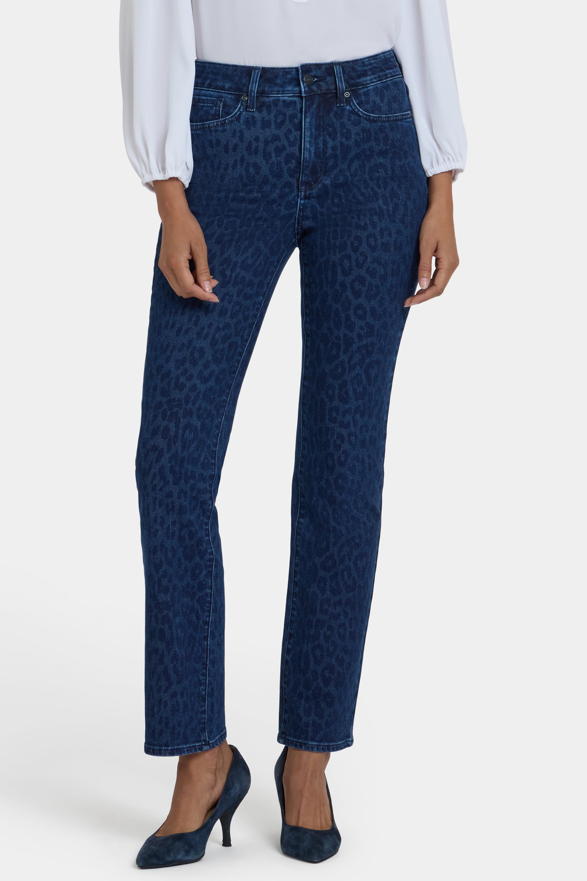 NYDJ Marilyn Straight Jeans With High Rise And 31