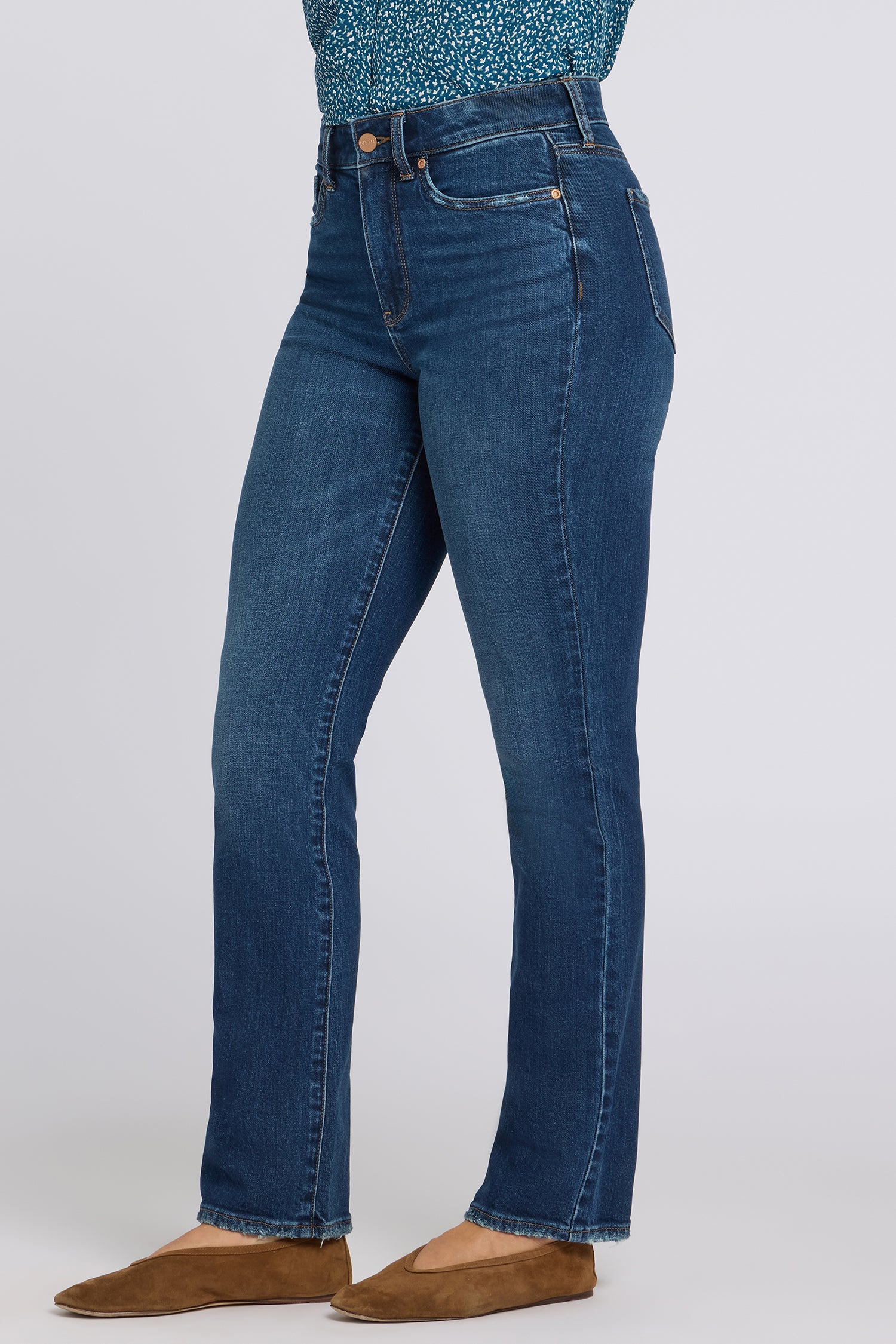 NYDJ Marilyn Straight Jeans With High Rise And 31