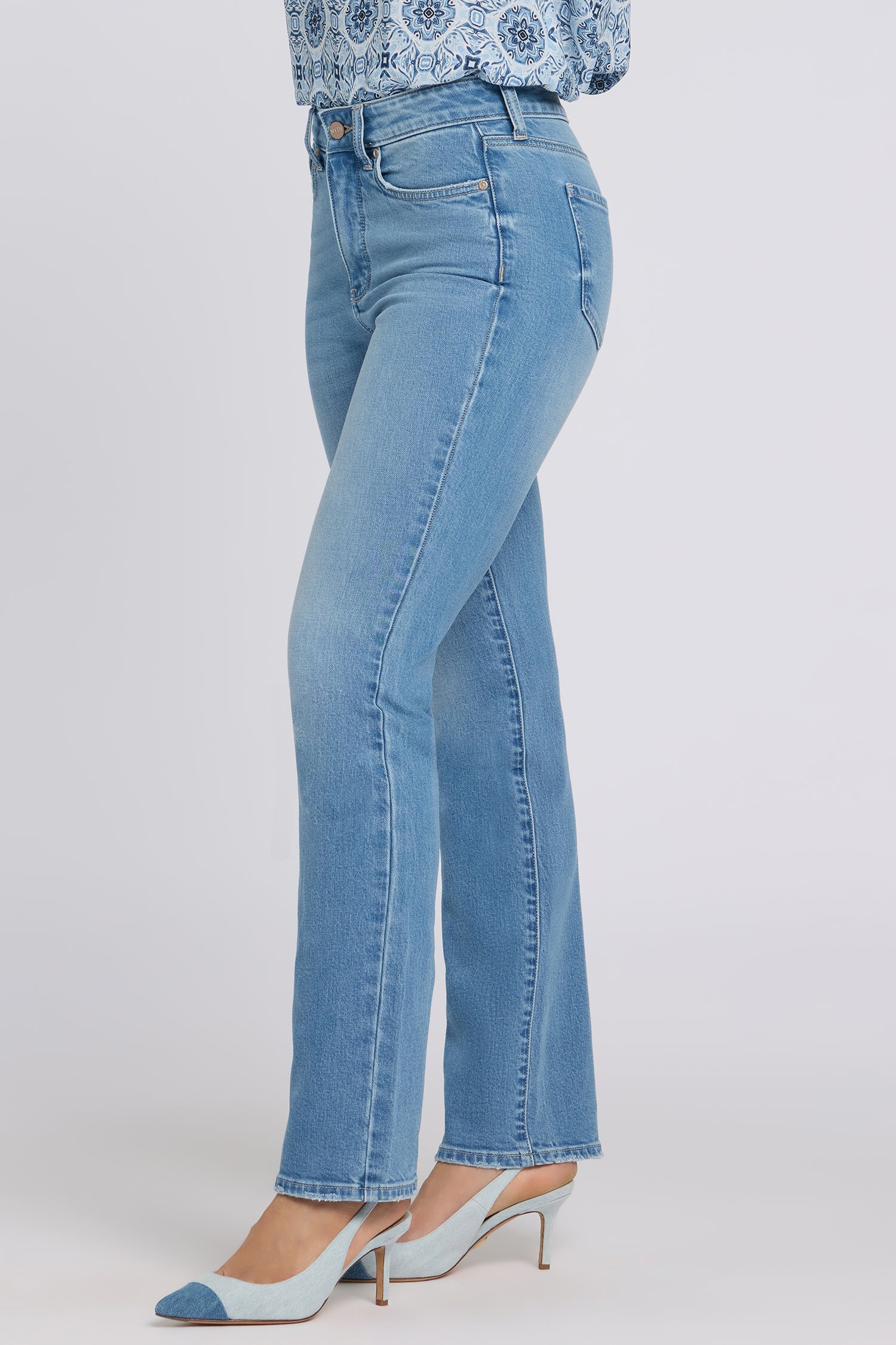NYDJ Marilyn Straight Jeans With High Rise And 31