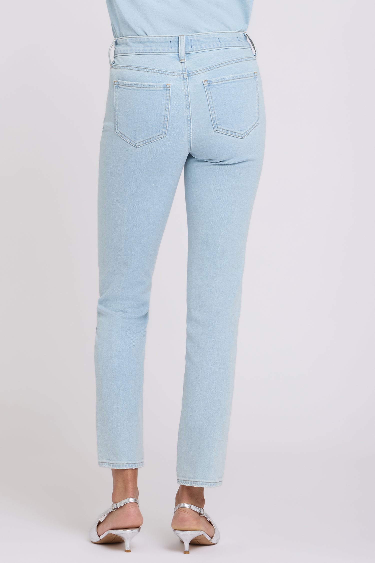NYDJ Sheri Slim Straight Ankle Jeans  - Sky Valley