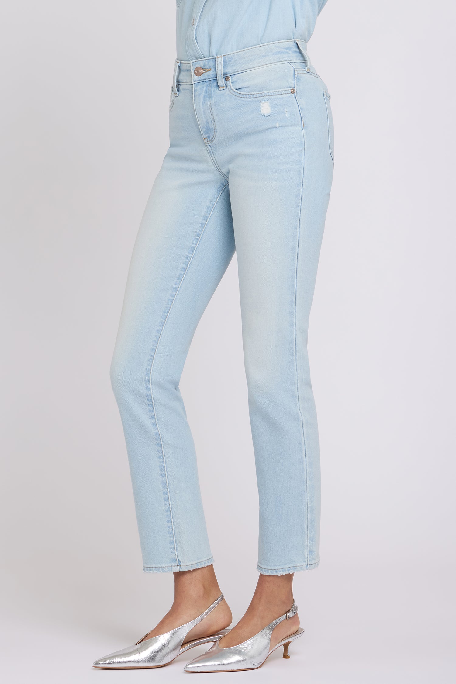 NYDJ Sheri Slim Straight Ankle Jeans  - Sky Valley