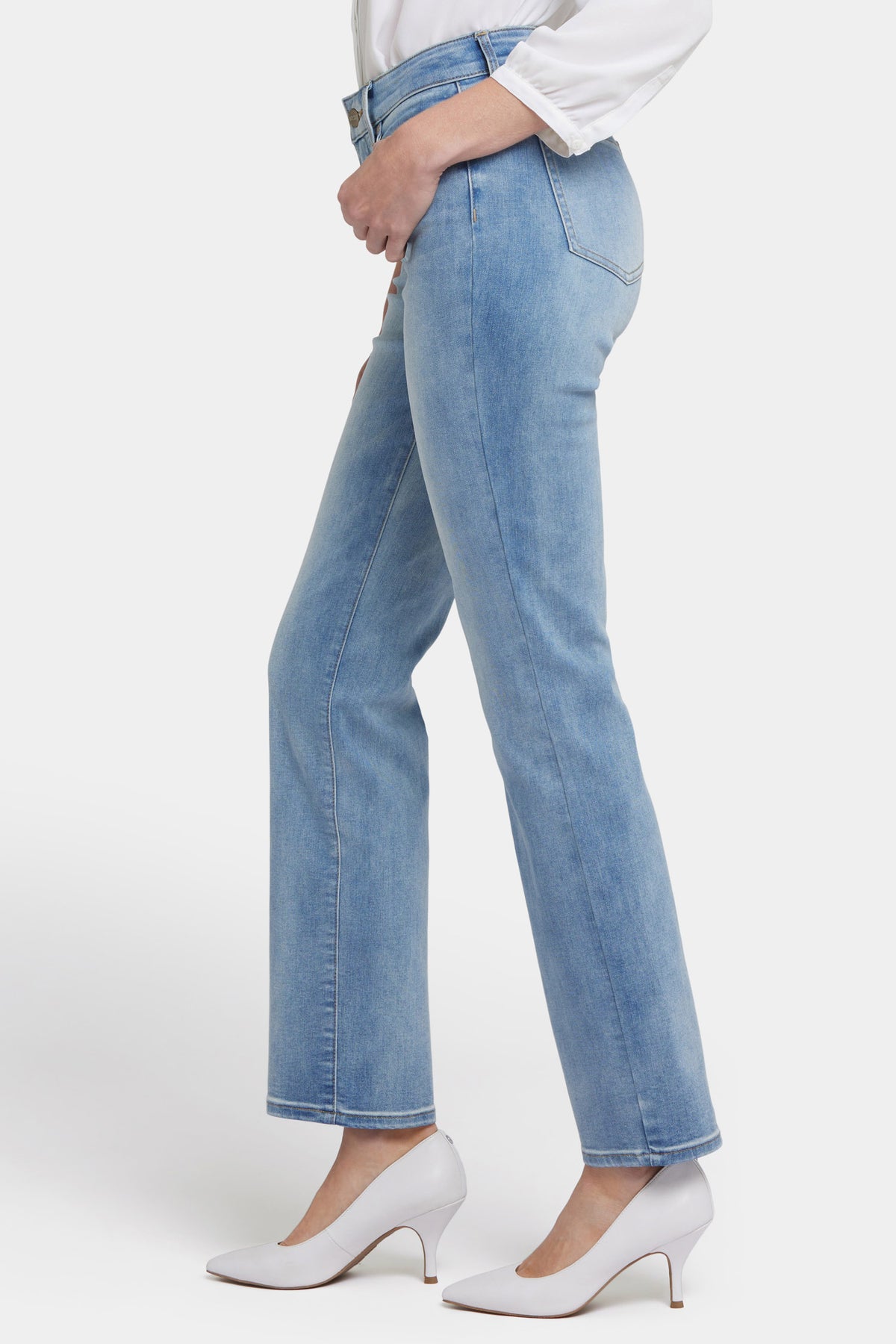 NYDJ Marilyn Straight Jeans  - Biscayne