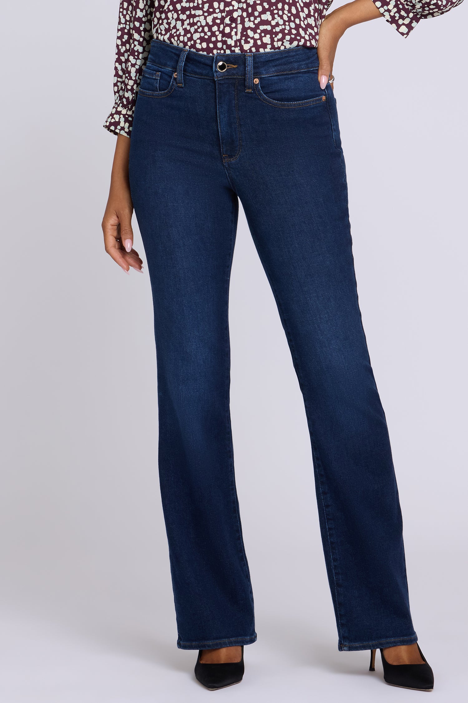 NYDJ Brooklyn Bootcut Jeans In Re-New™ Denim With High Rise - Halcyon