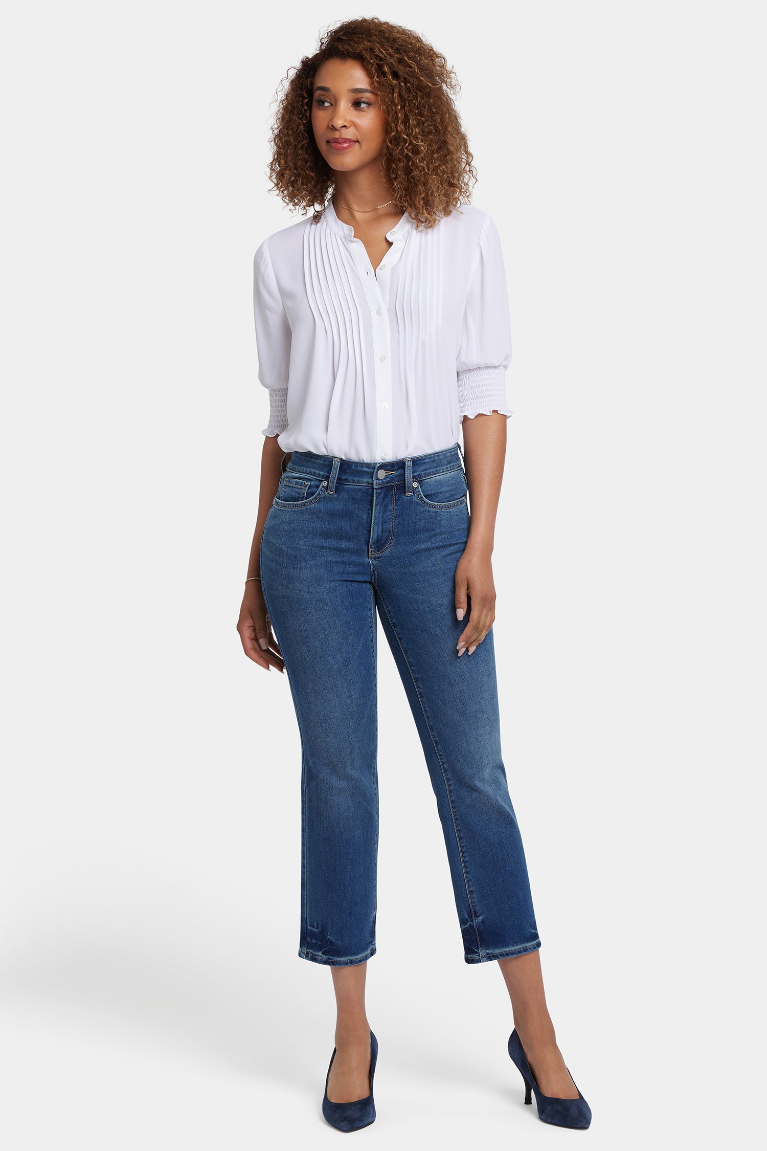 NYDJ Marilyn Straight Ankle Jeans  - Dali River