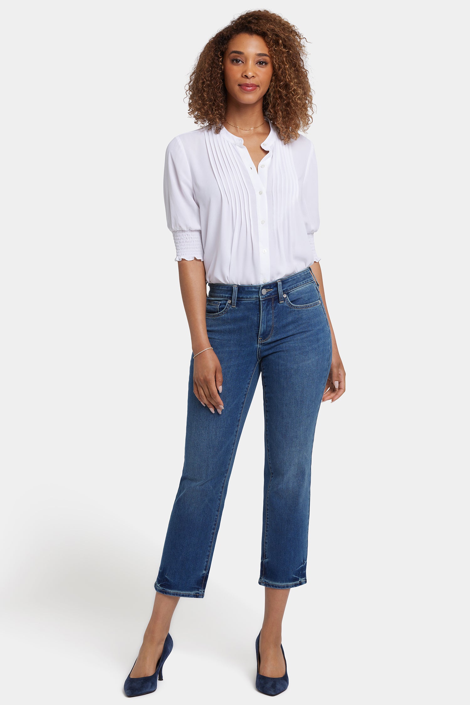 NYDJ Marilyn Straight Ankle Jeans  - Dali River
