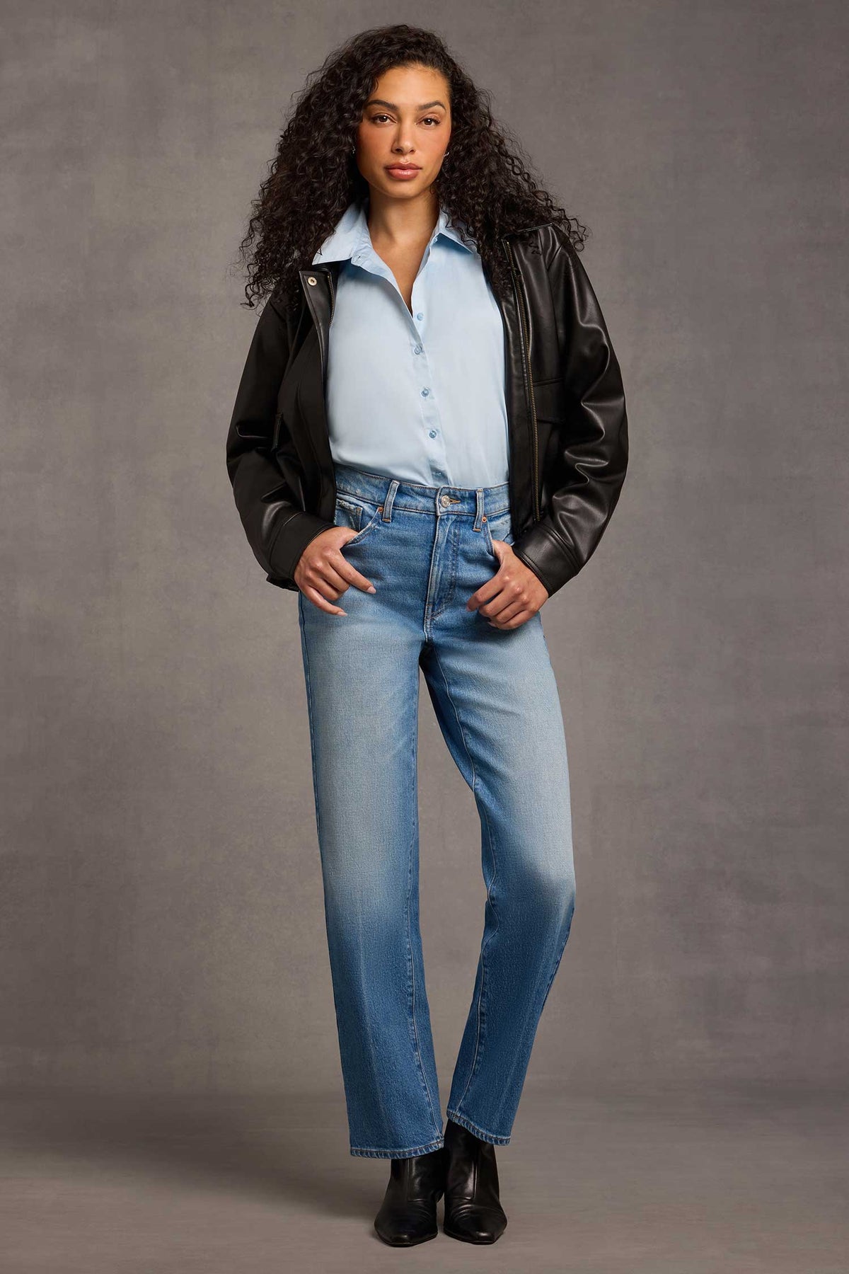 NYDJ Kasey Stovepipe Jeans With Super High Rise And 32" Inseam - Joaquin