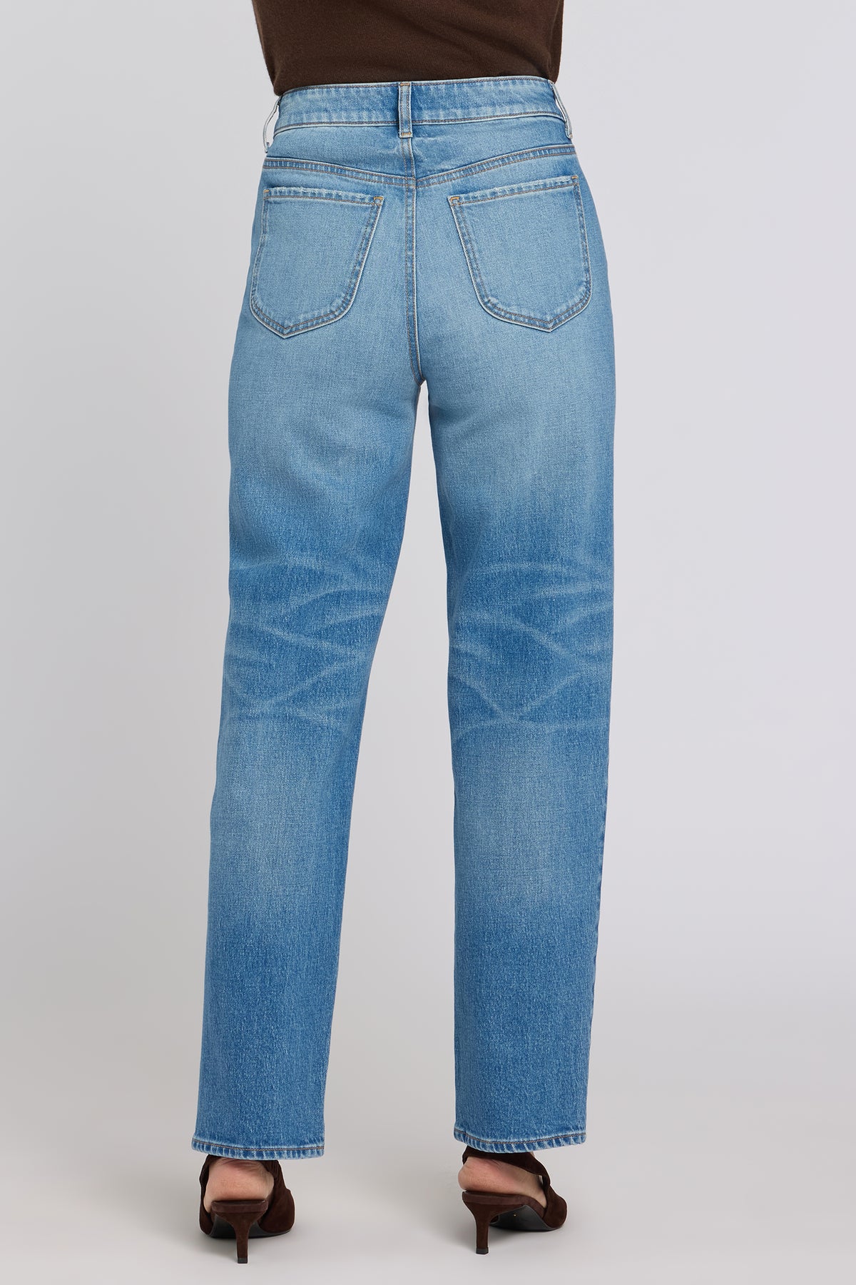NYDJ Kasey Stovepipe Jeans With Super High Rise And 32" Inseam - Joaquin