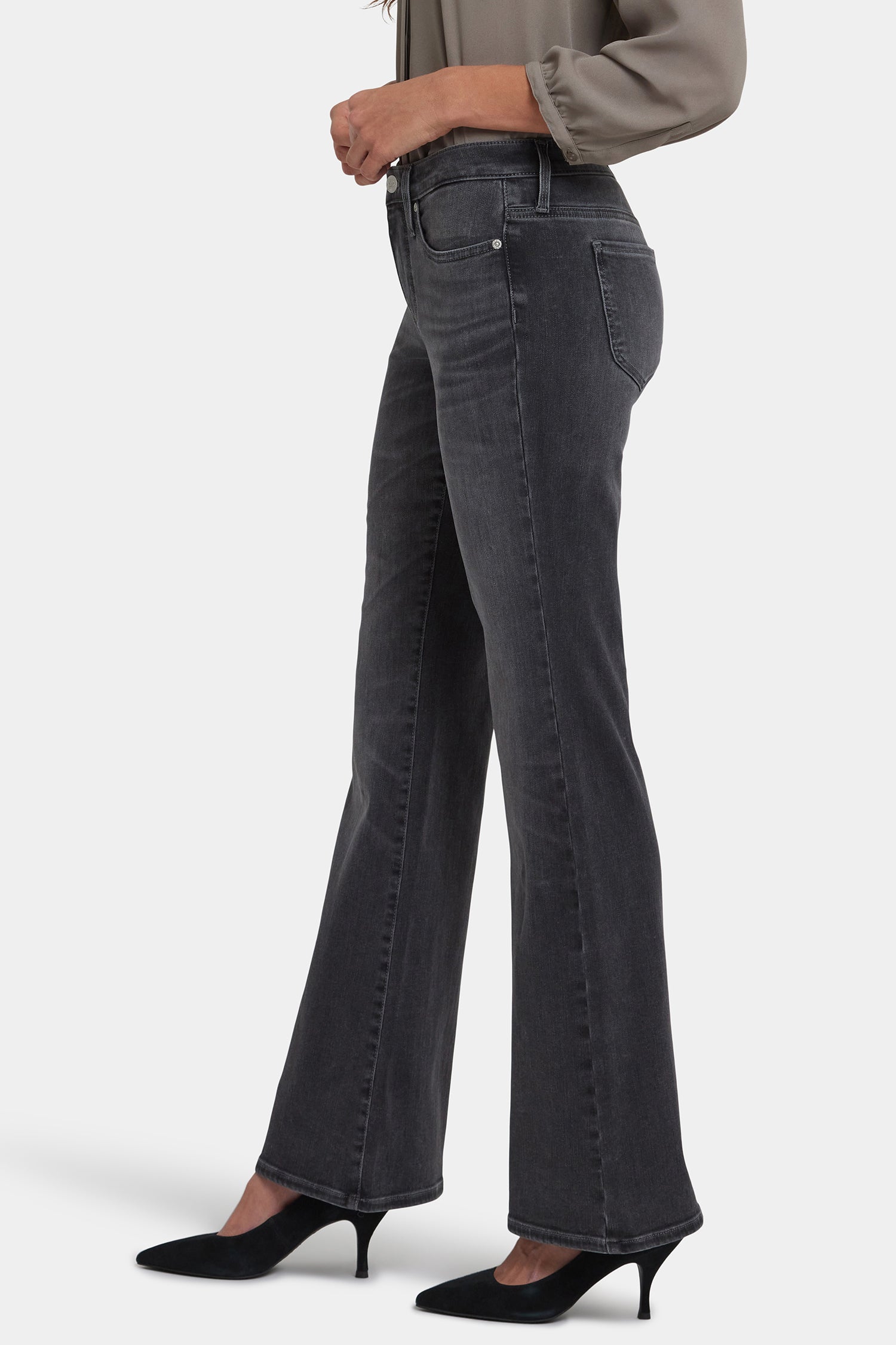 NYDJ Ava Flared Jeans  - Gloomy Marais