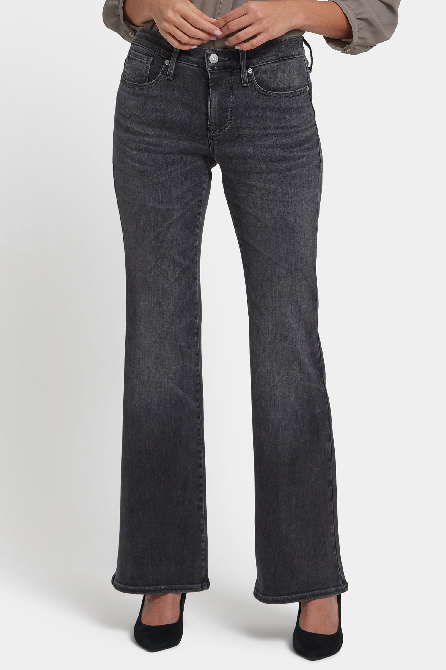 NYDJ Ava Flared Jeans  - Gloomy Marais