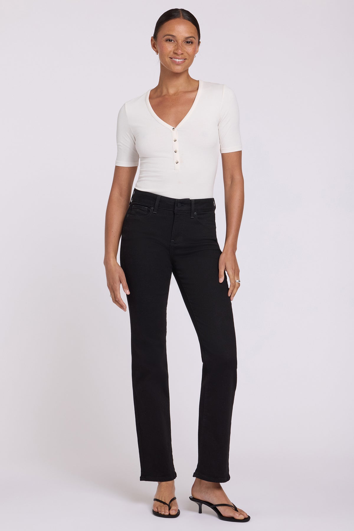 Marilyn Straight Jeans - Black
