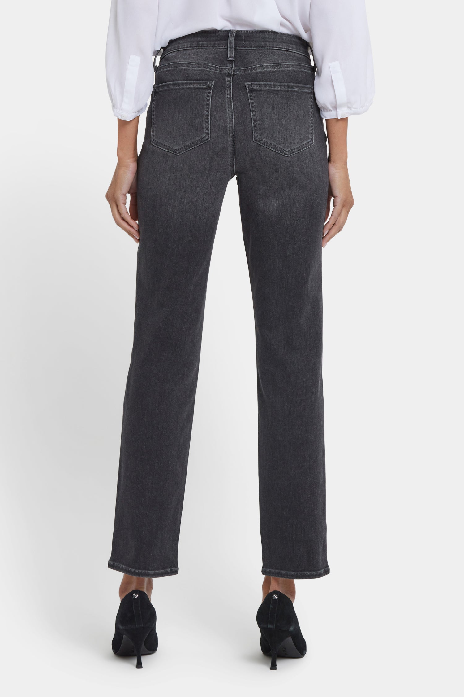 NYDJ Sheri Slim Jeans With High Rise - Gloomy Marais