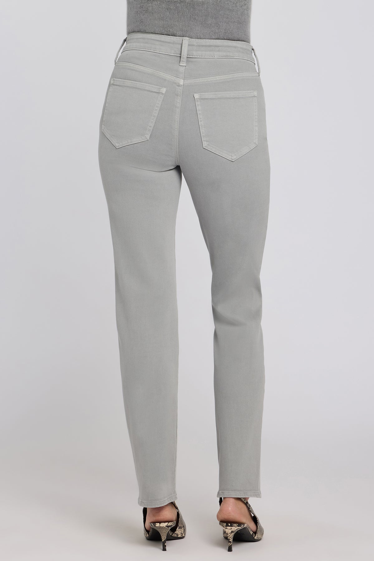 NYDJ Marilyn Straight Jeans With High Rise And 31" Inseam - Retro Skyscraper