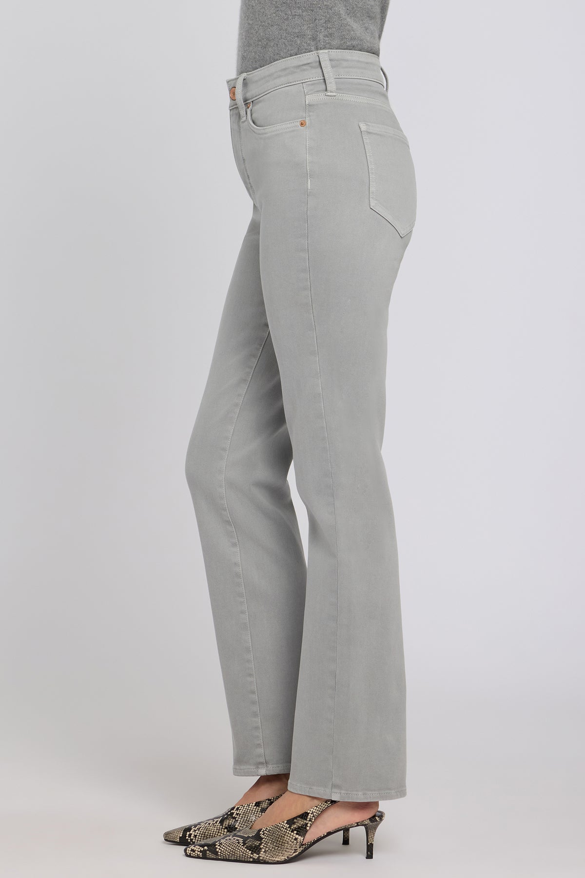 NYDJ Marilyn Straight Jeans With High Rise And 31" Inseam - Retro Skyscraper