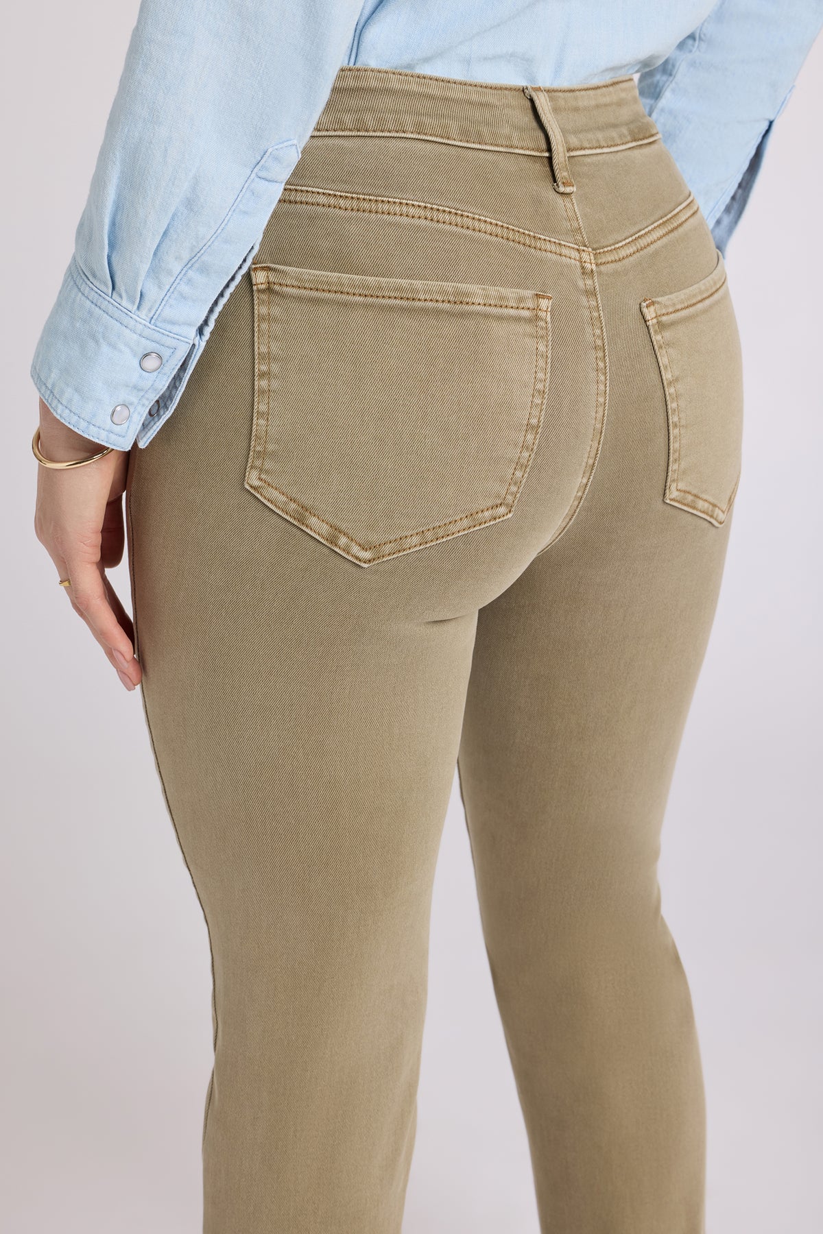 NYDJ Marilyn Straight Jeans With High Rise And 31" Inseam - Retro Travertine