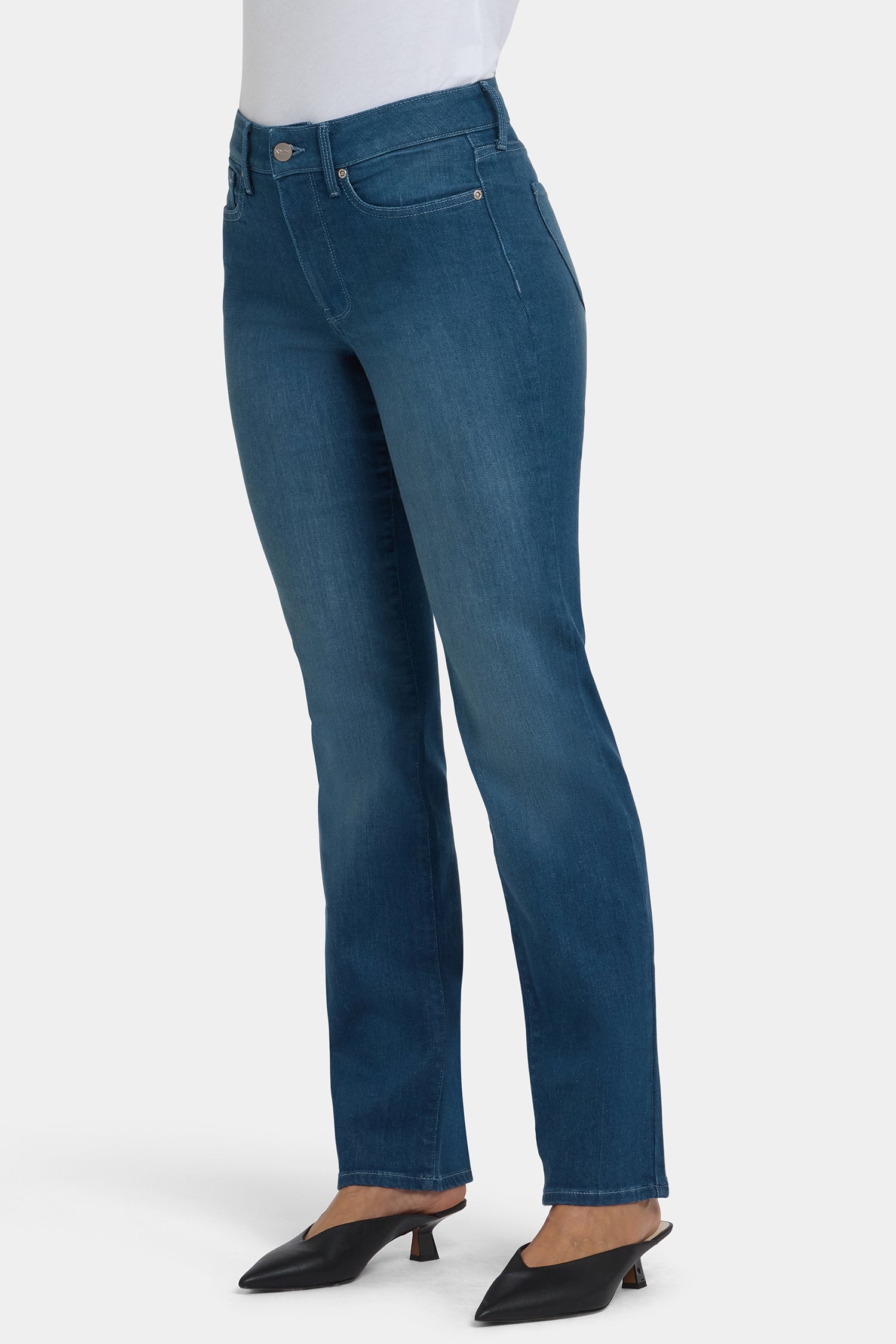 NYDJ Marilyn Straight Jeans With High Rise And 31