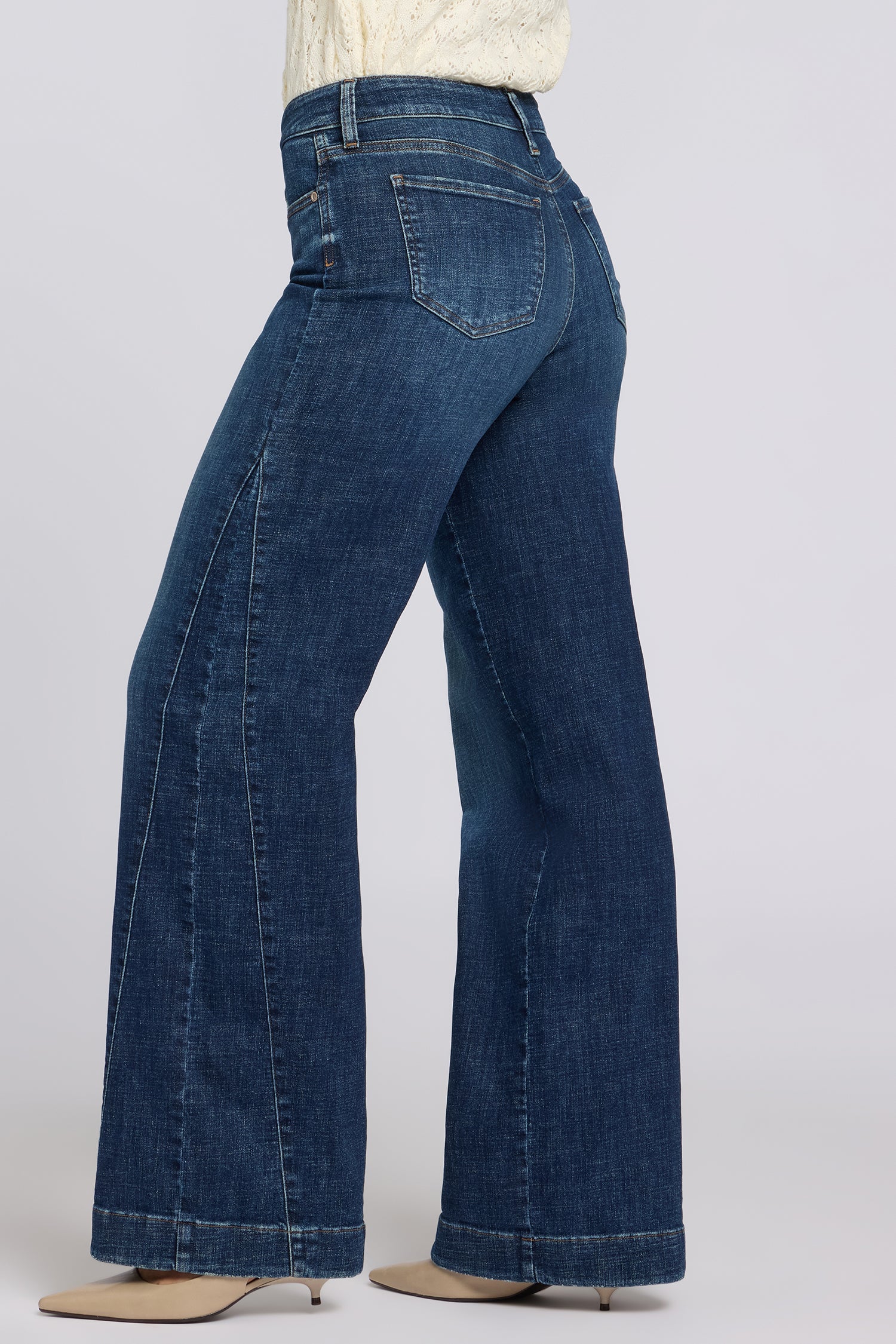 NYDJ Teresa Wide Leg Jeans With Side Godets - Sunset Villa
