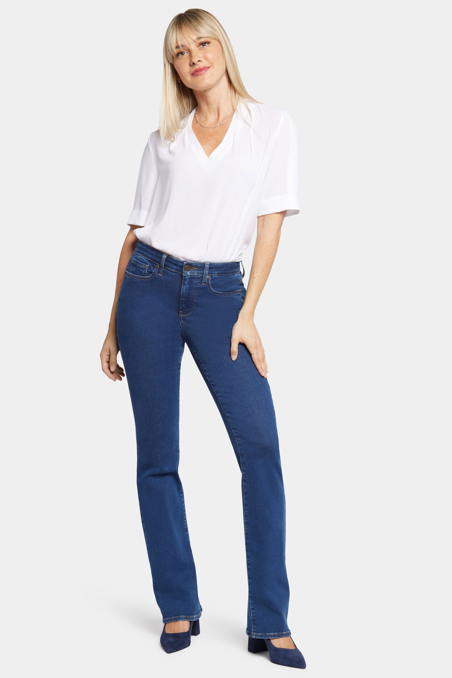 NYDJ Barbara Bootcut Jeans In Tall With 36
