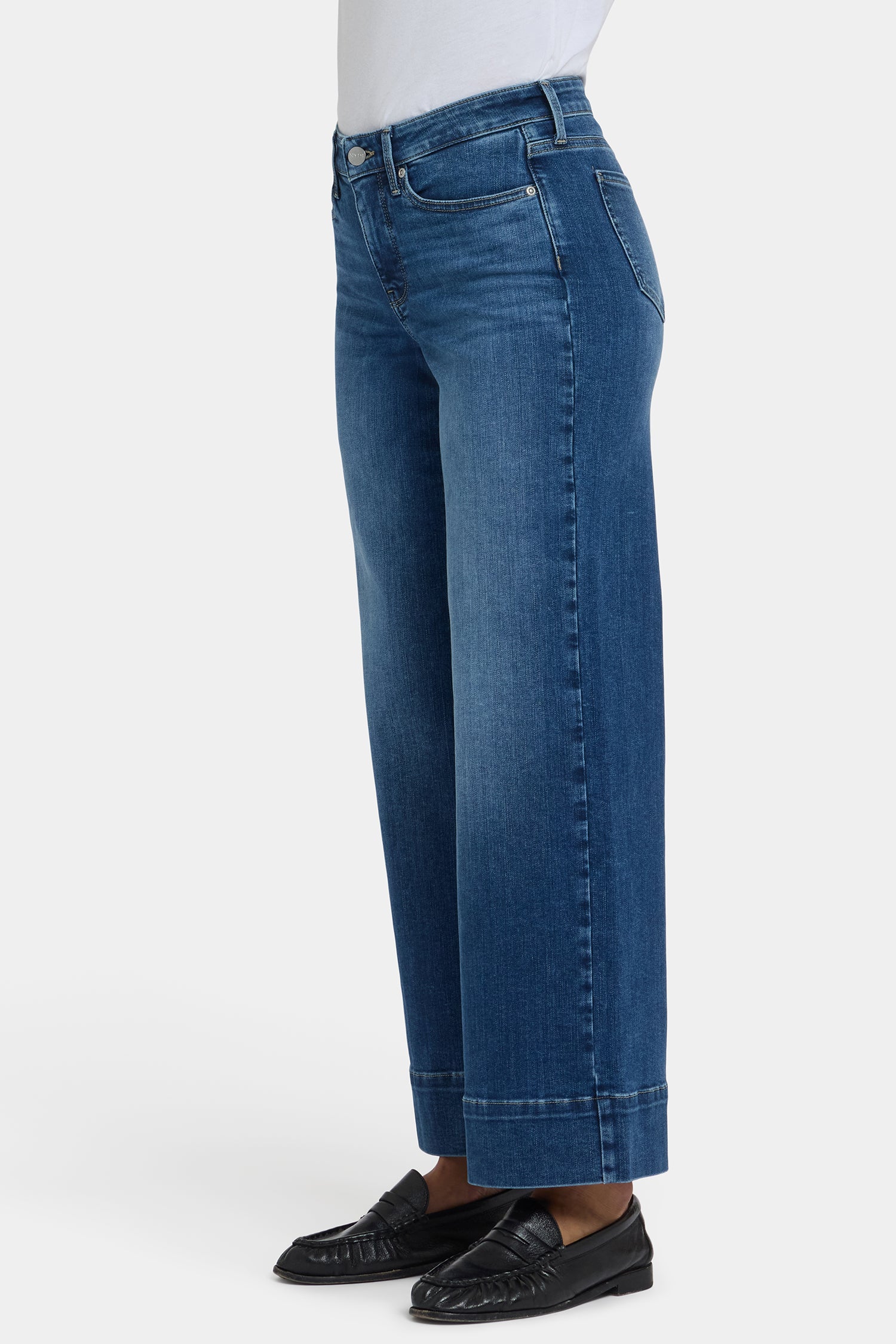 NYDJ Teresa Wide Leg Ankle Jeans With 3