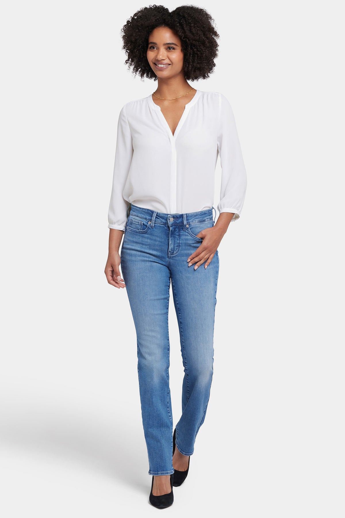 NYDJ Marilyn Straight Jeans  - Stunning