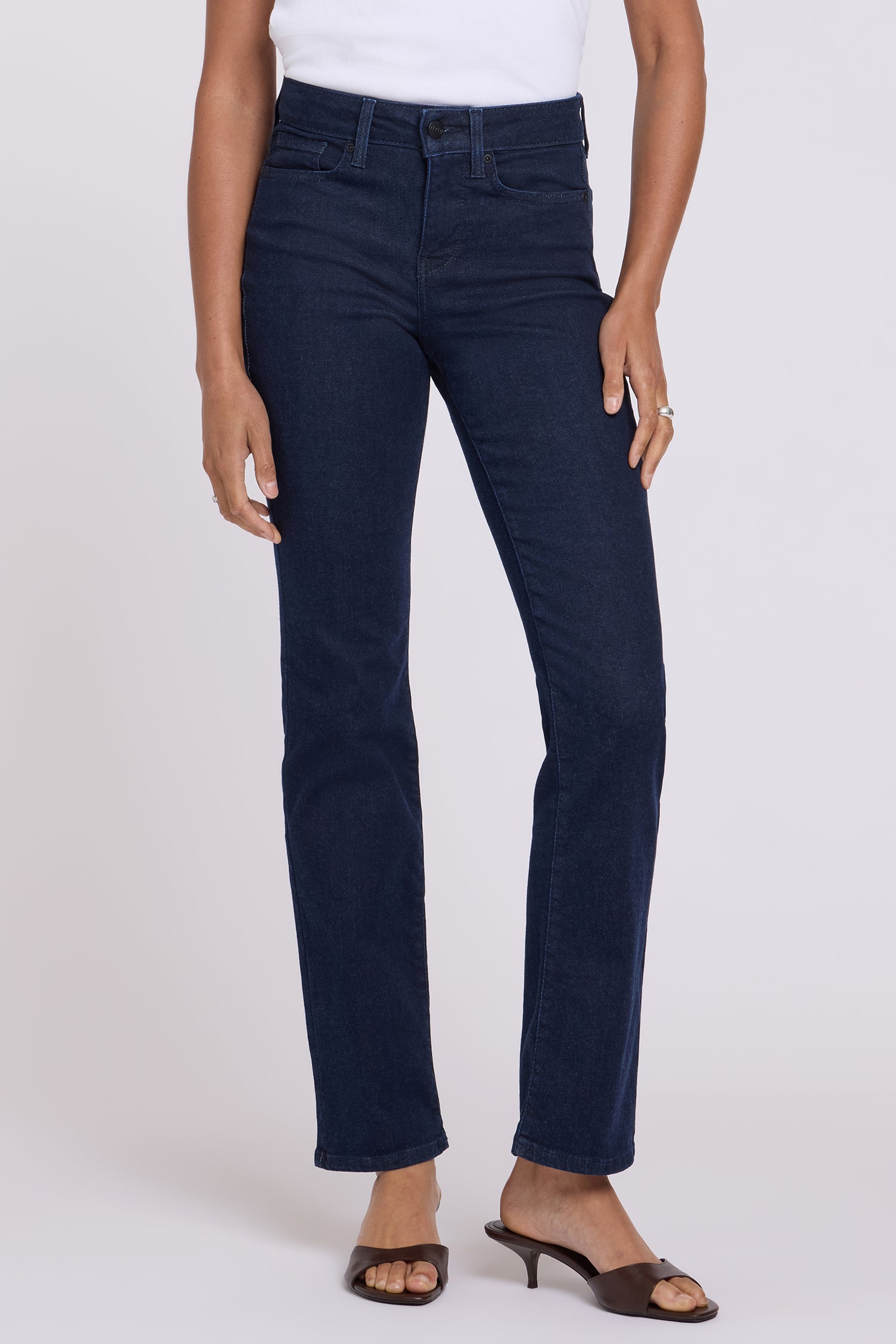 NYDJ Marilyn Straight Jeans  - Rinse