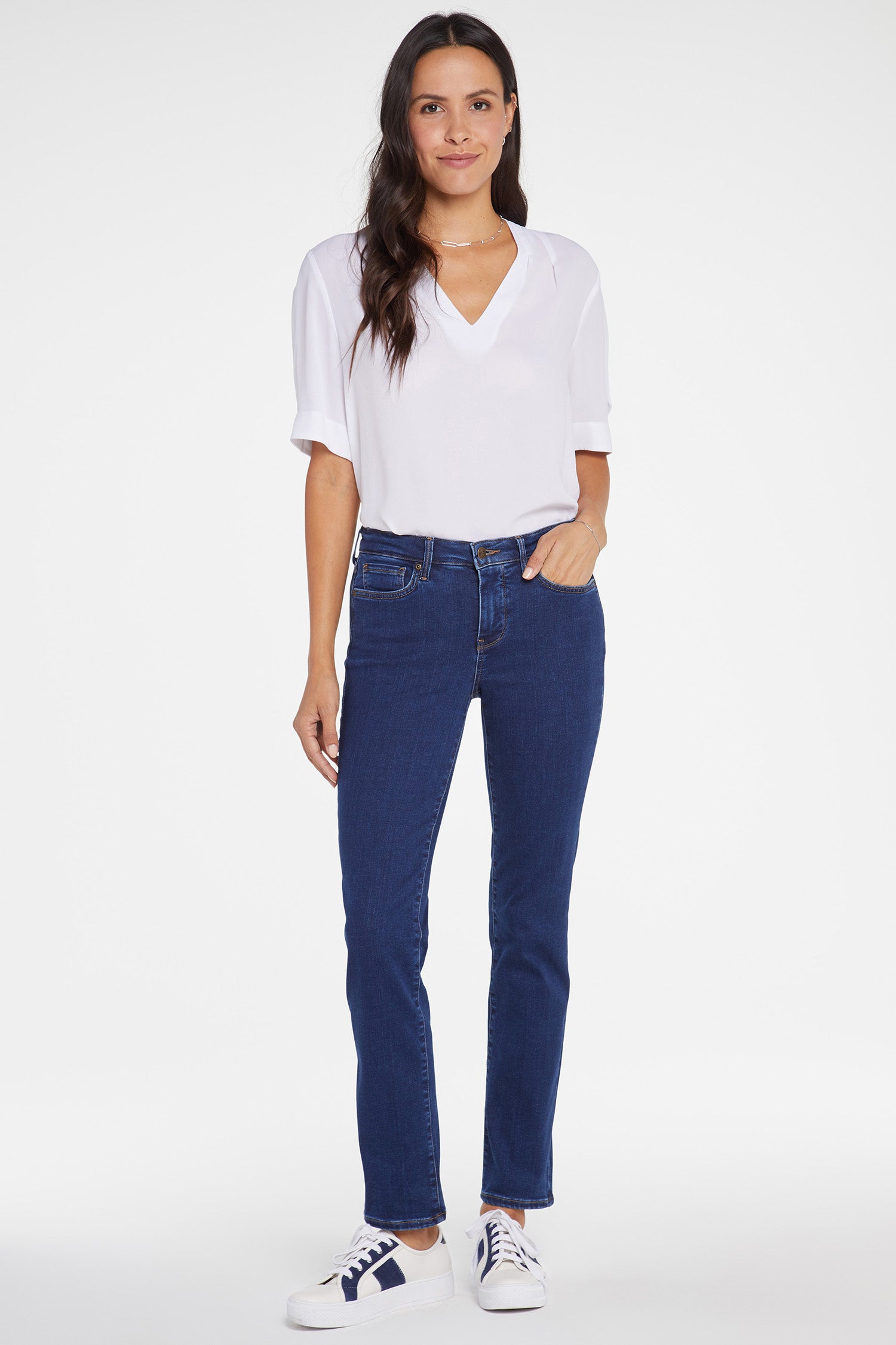 NYDJ Sheri Slim Jeans In Long Inseam  - Quinn