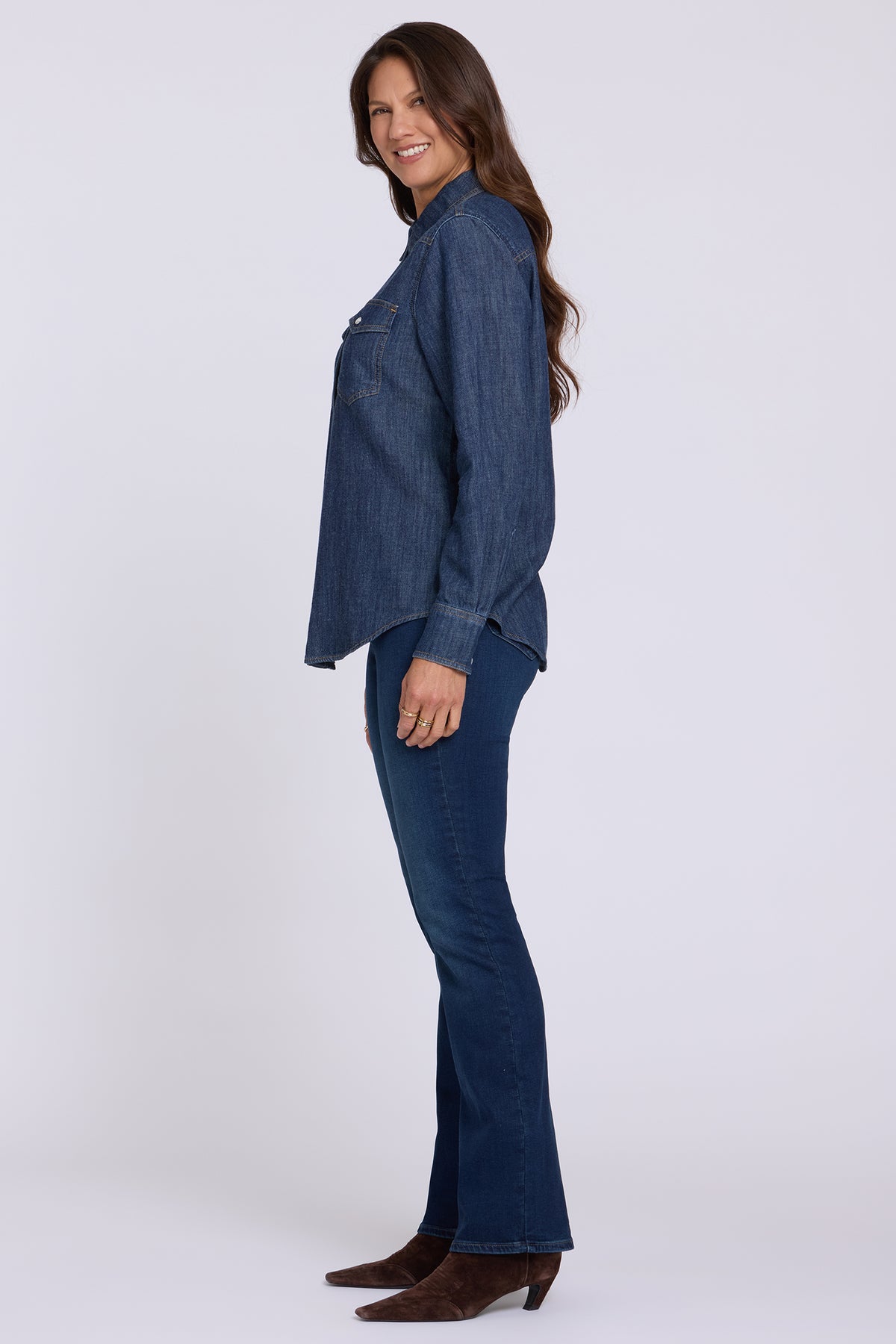 NYDJ Classic Denim Shirt  - Skylark
