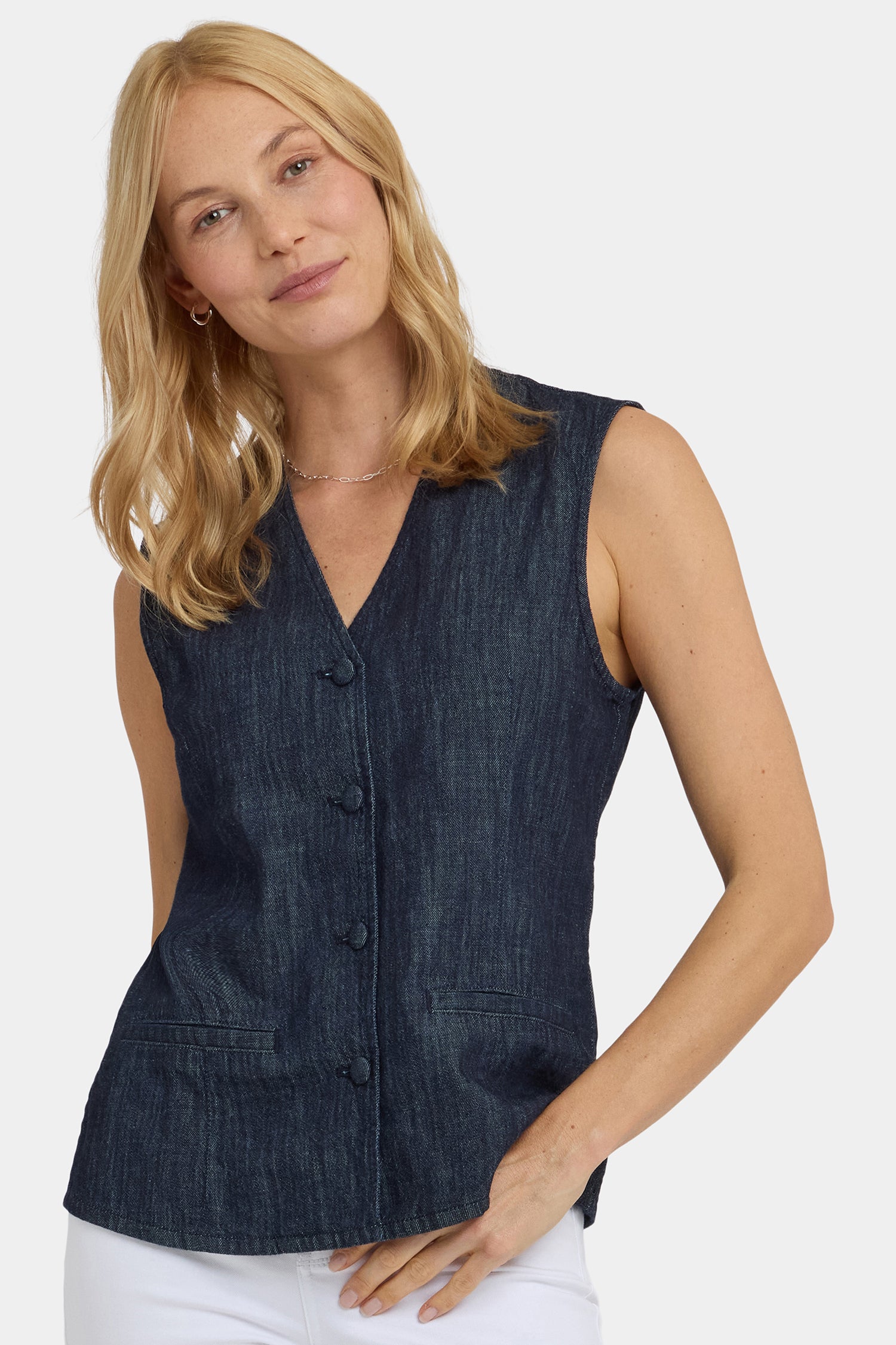 NYDJ Denim Vest  - Dark Indigo