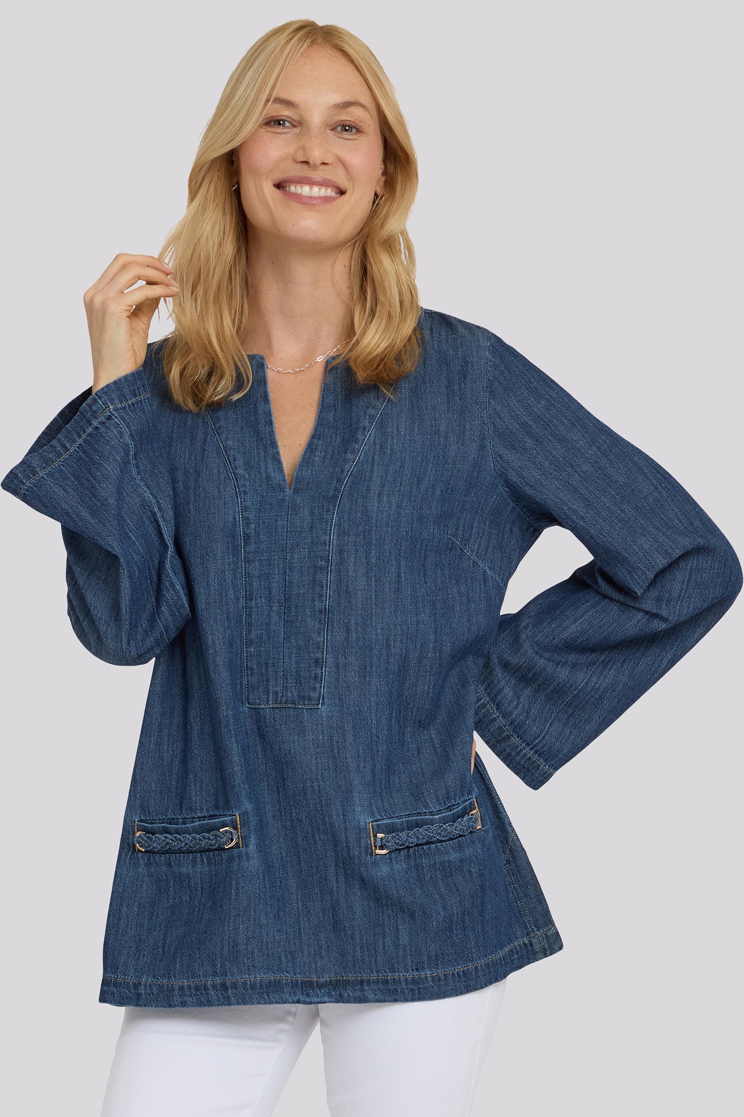 NYDJ Denim Tunic  - Medium Indigo