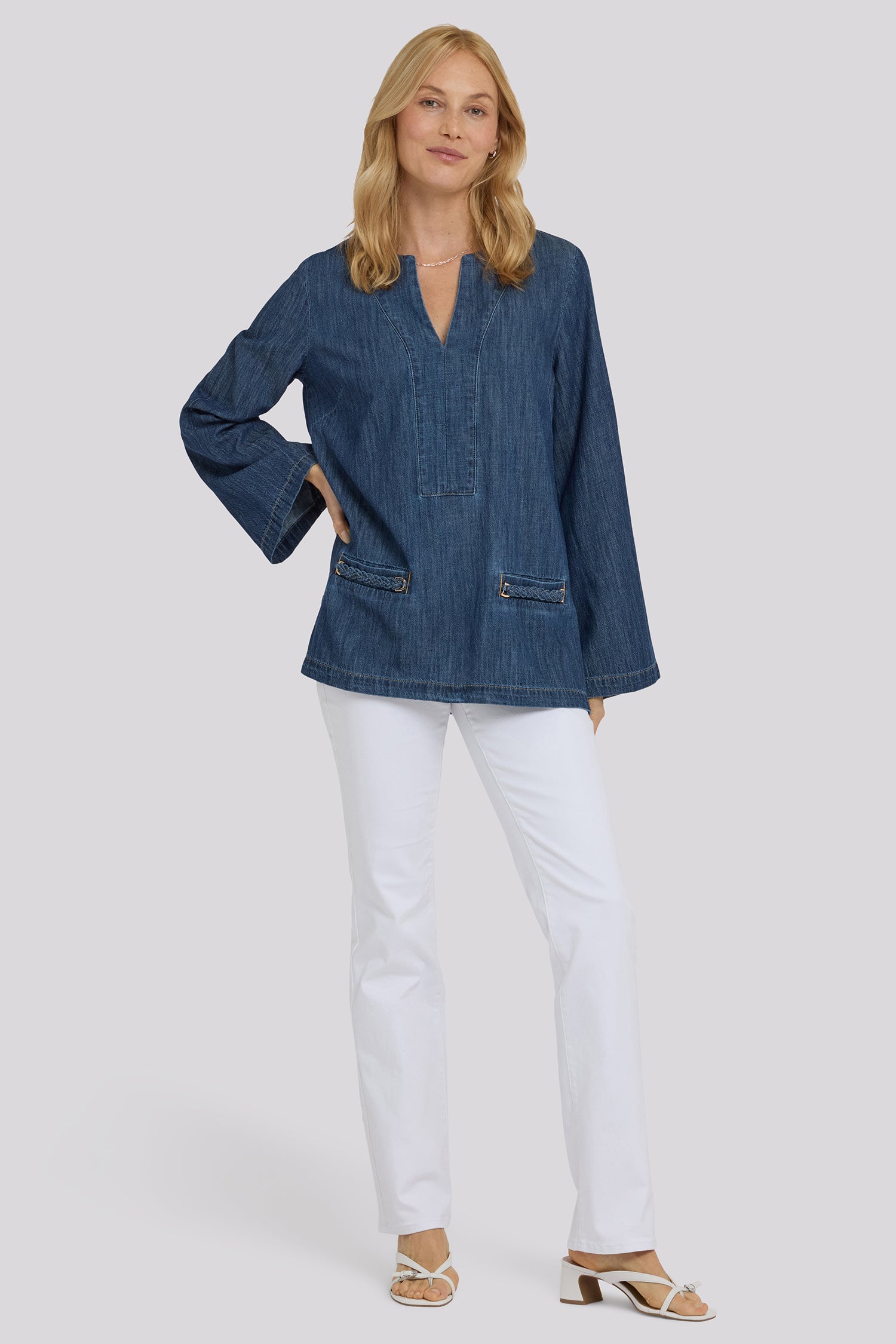 NYDJ Denim Tunic  - Medium Indigo