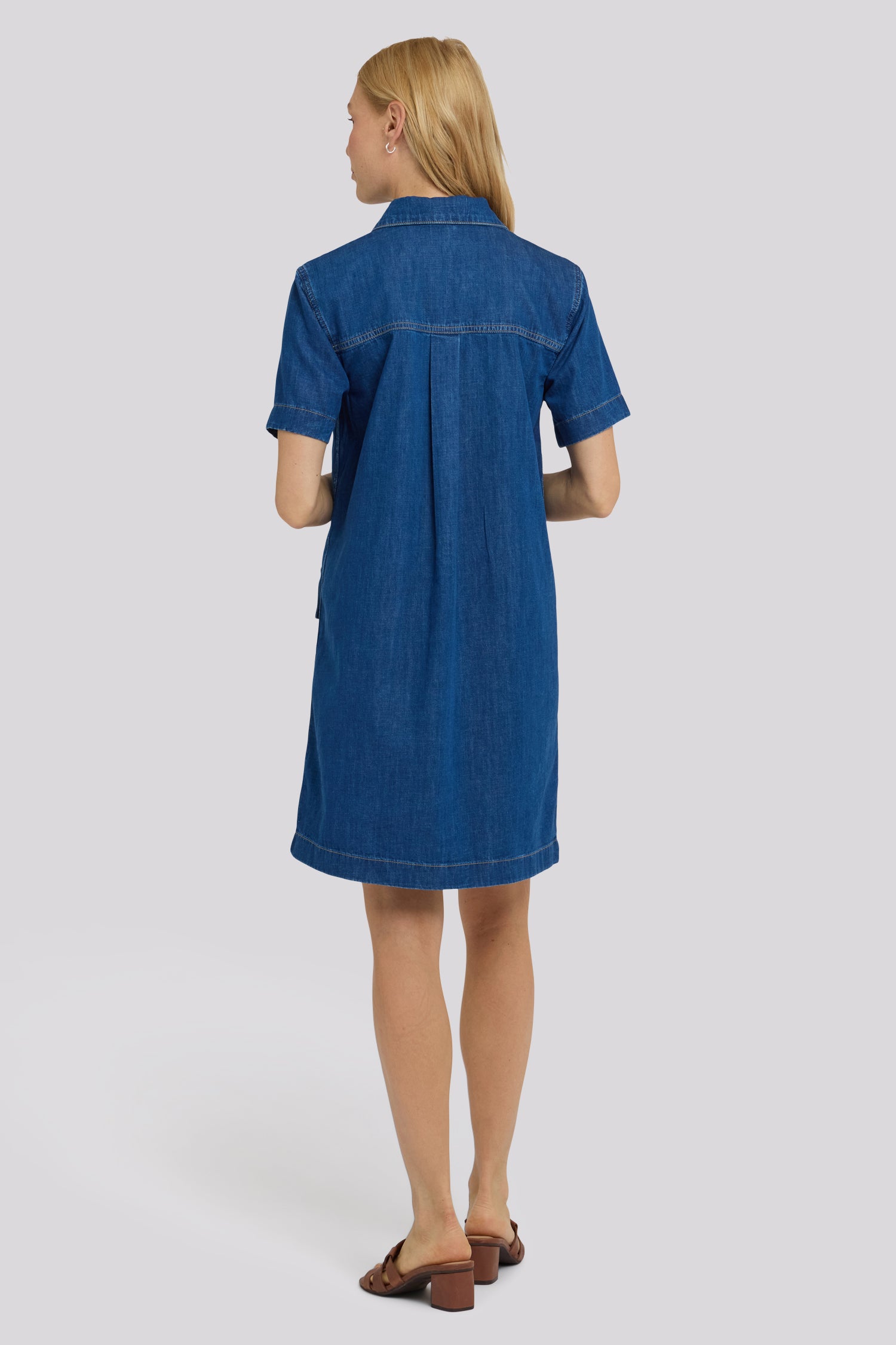 NYDJ Denim Utility Dress  - Medium Indigo
