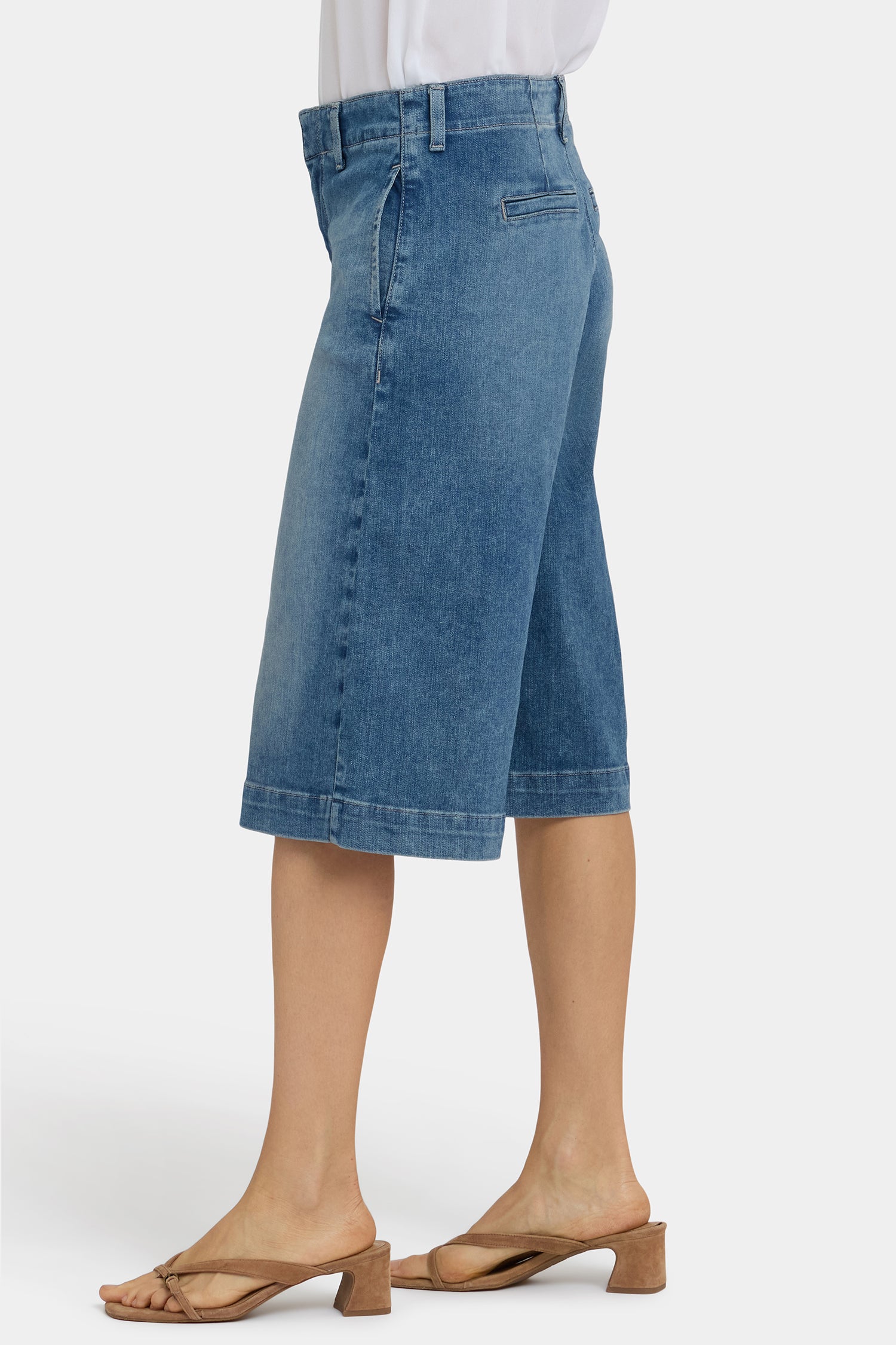 NYDJ Jeanne Culottes In Re-New™ Denim With Super High Rise - Breezy Palms