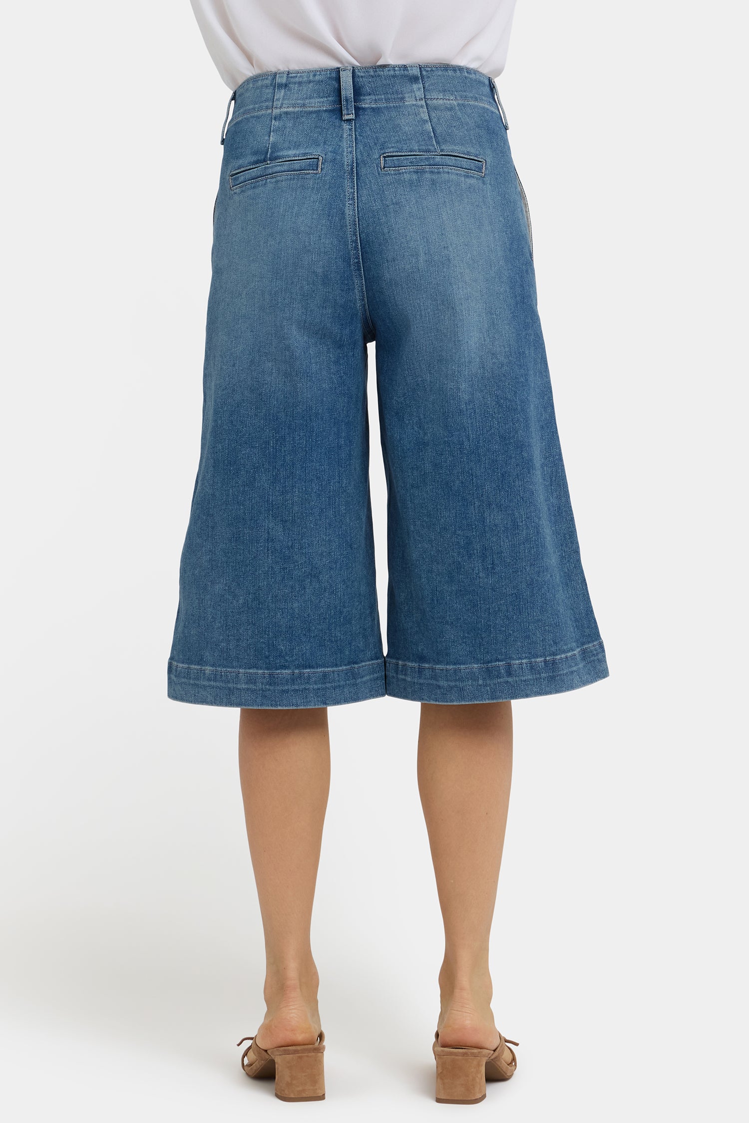 NYDJ Jeanne Culottes In Re-New™ Denim With Super High Rise - Breezy Palms
