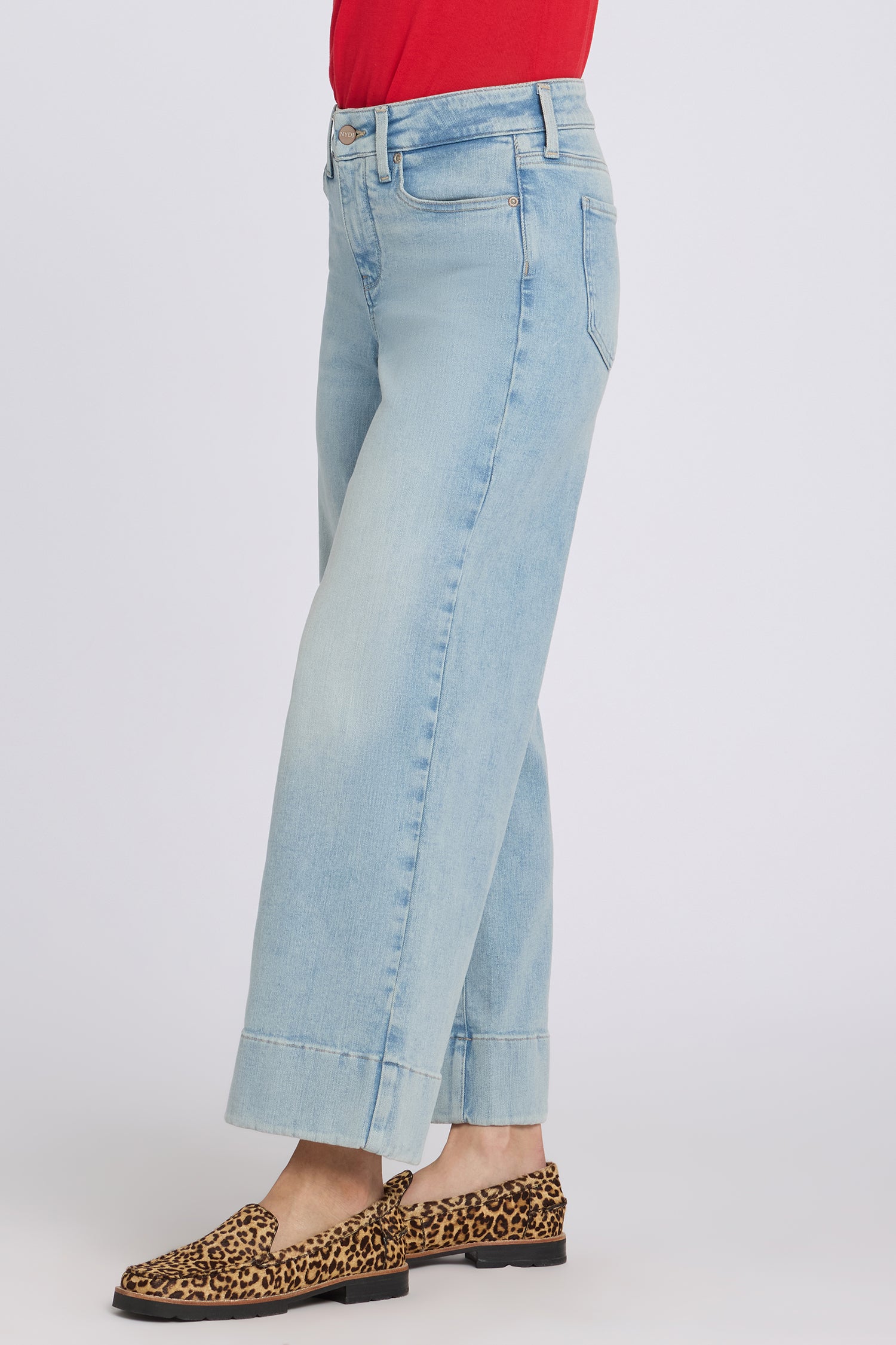 NYDJ Teresa Wide Leg Ankle Jeans In Re-New™ Denim With 3