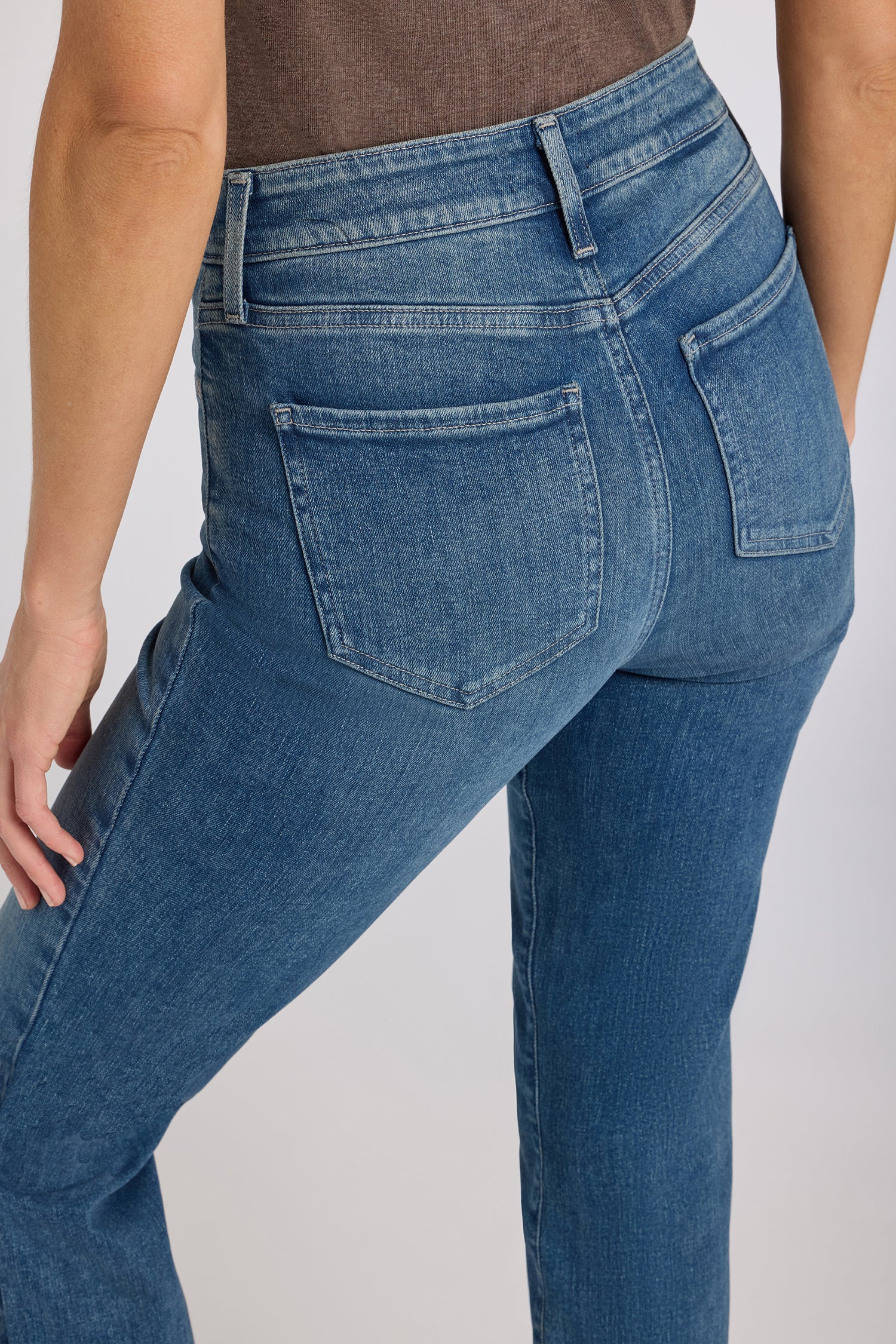 NYDJ Marilyn Straight Ankle Jeans In Re-New™ Denim With High Rise - Breezy Palms
