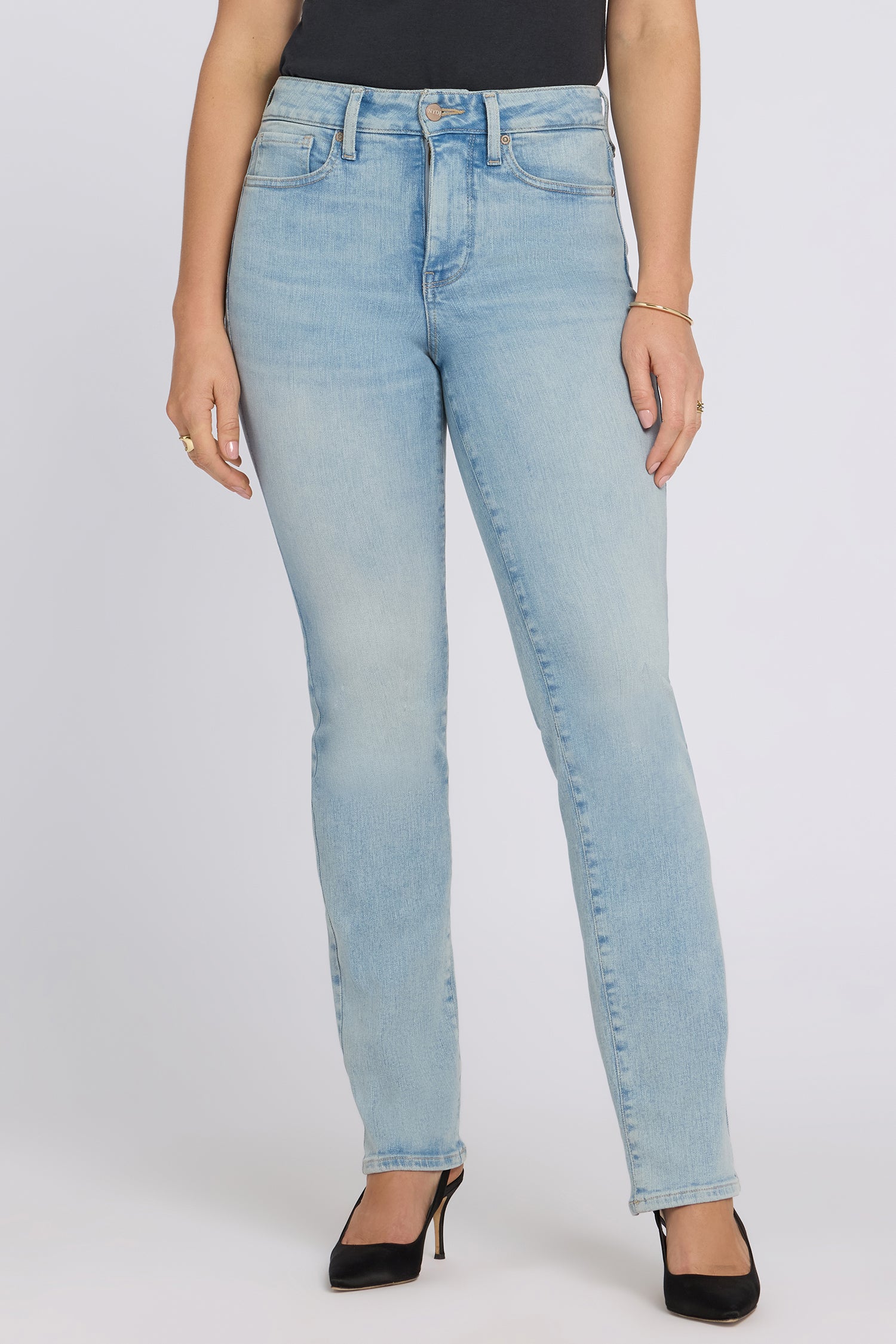 NYDJ Marilyn Straight Jeans In Re-New™ Denim With High Rise And 31