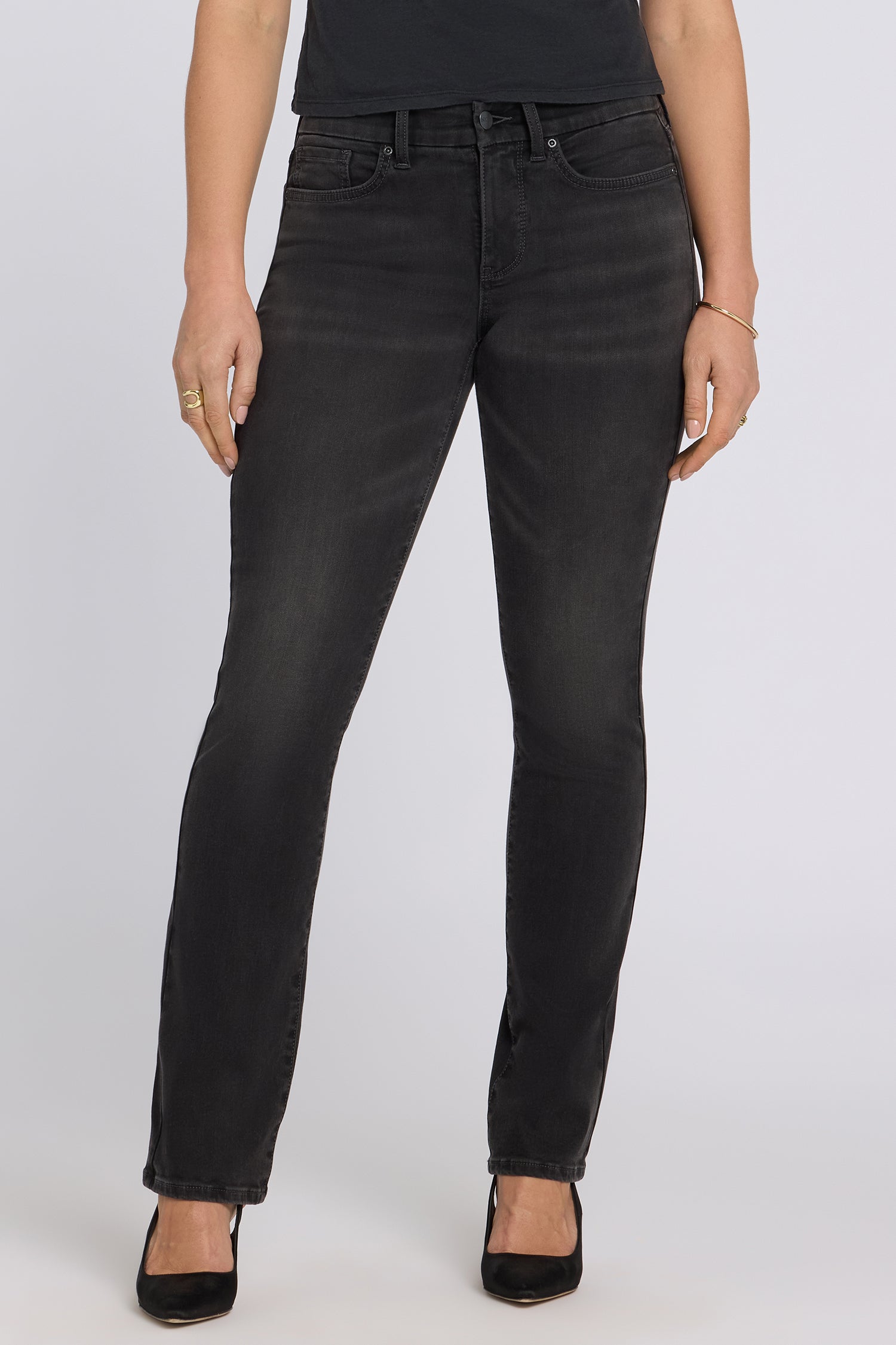 NYDJ Waist-Match™ Marilyn Straight Jeans  - Arch Rock
